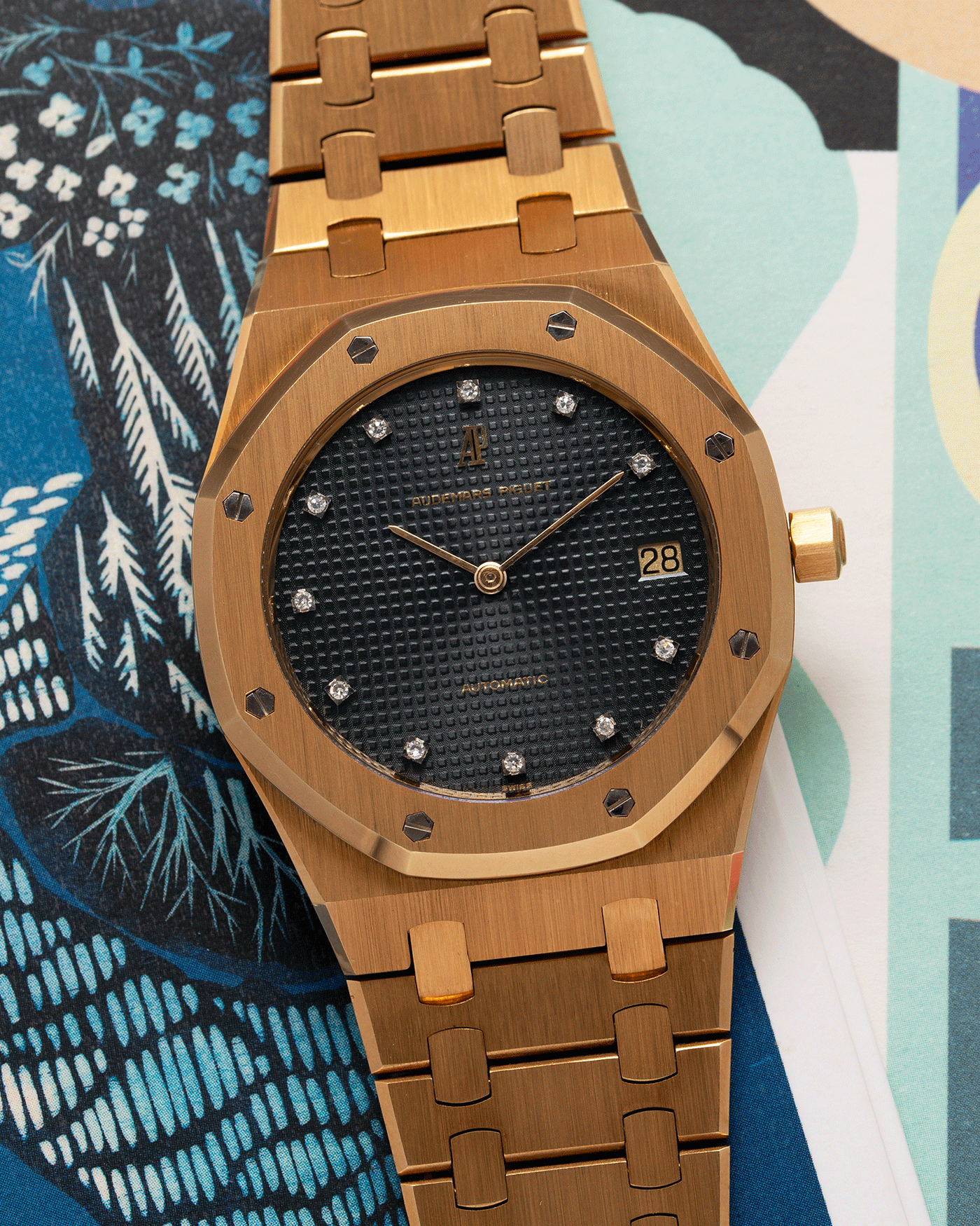 Royal oak 2025 gold watch