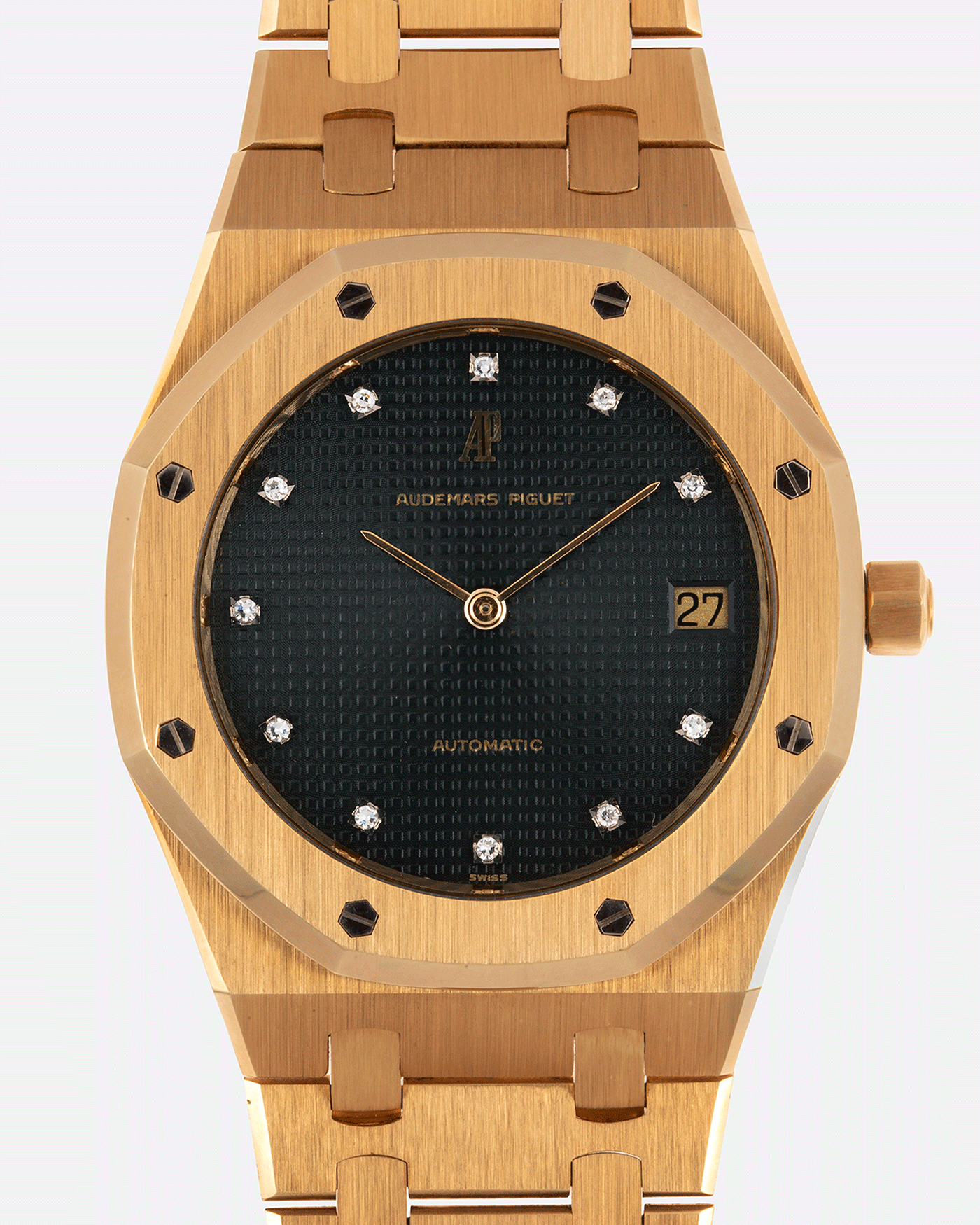 Audemars Piguet Royal Oak 5402BA Yellow Gold Diamond Watch S