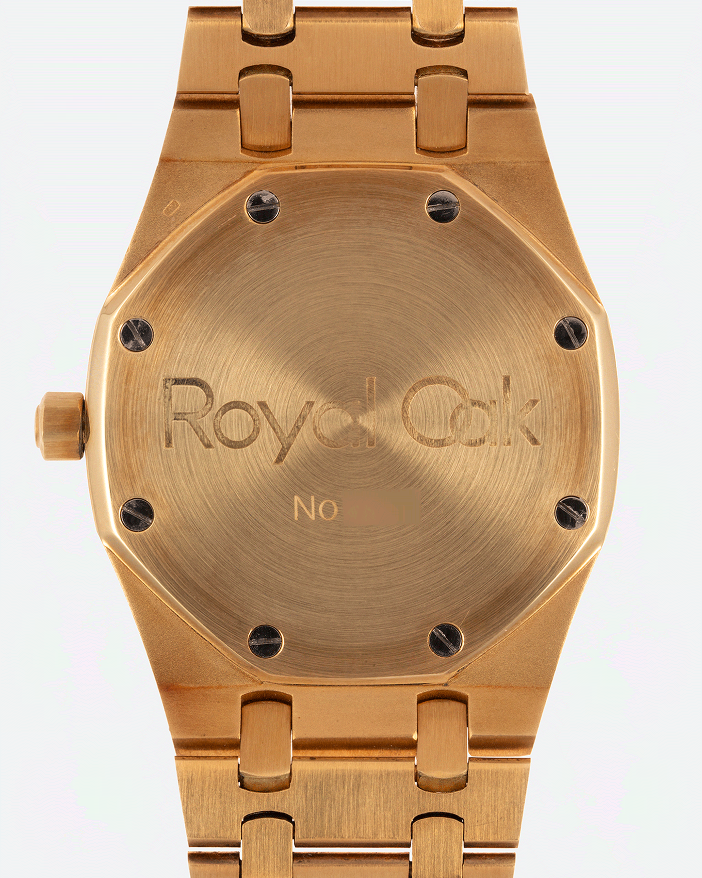 Brand: Audemars Piguet Year: 1980’s Model: Royal Oak Reference Number: 5402BA Material: 18k Yellow Gold Movement: Cal 2121 Case Diameter: 39mm Bracelet: Audemars Piguet Integrated 18k Yellow Gold BraceletBrand: Audemars Piguet Year: 1980’s Model: Royal Oak Reference Number: 5402BA Material: 18k Yellow Gold Movement: Cal 2121 Case Diameter: 39mm Bracelet: Audemars Piguet Integrated 18k Yellow Gold Bracelet