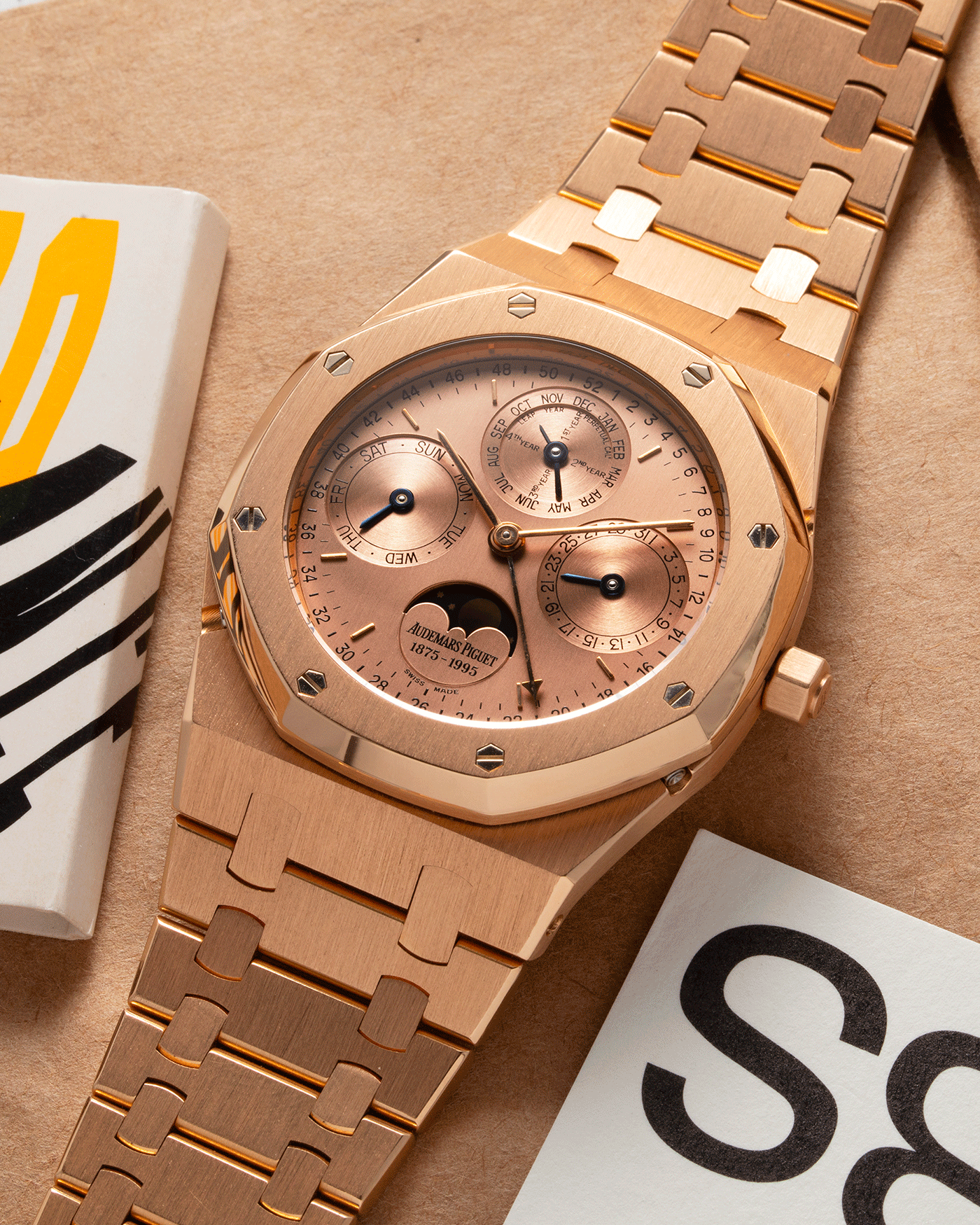 Ap royal oak 2025 perpetual calendar rose gold