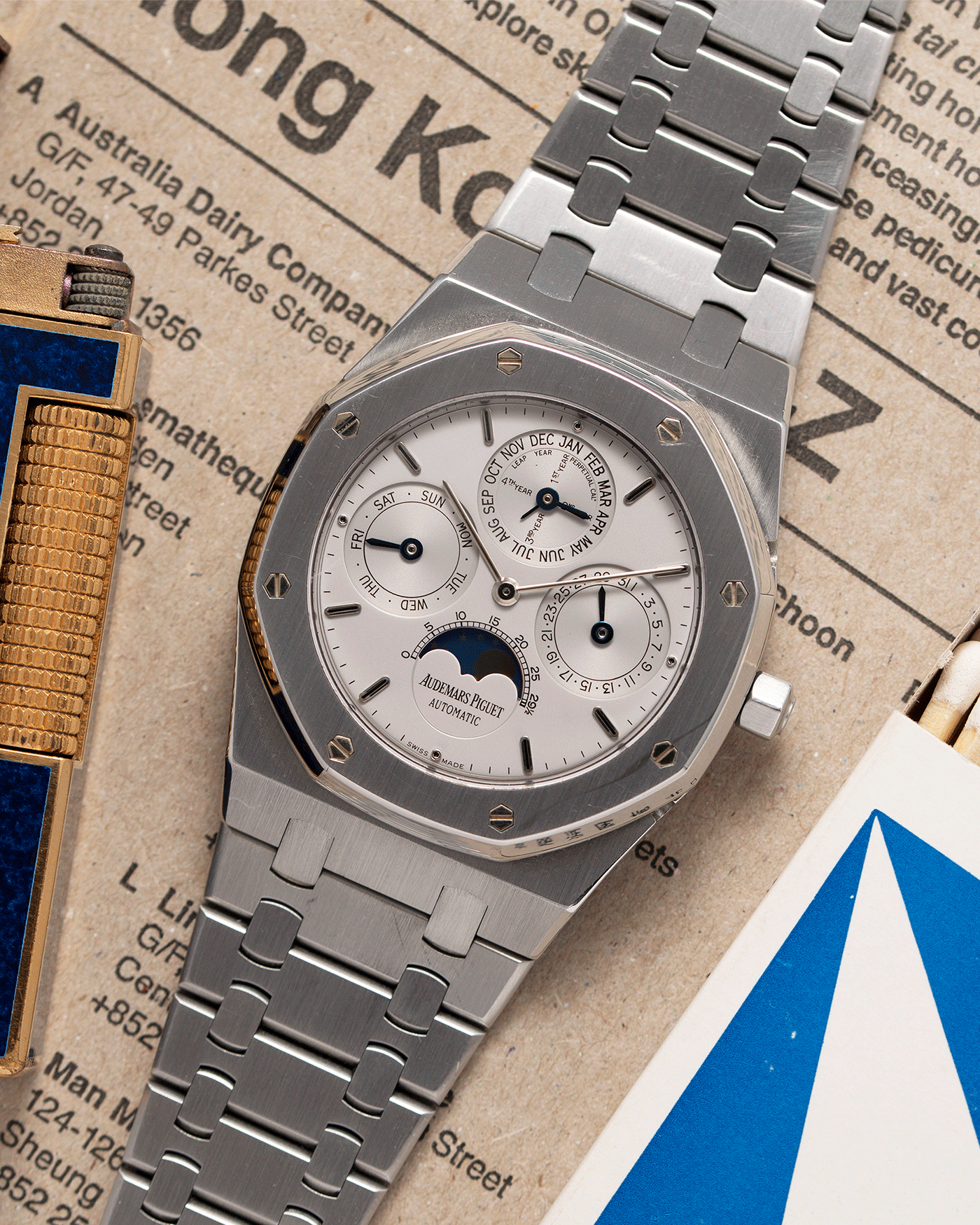 Audemars Piguet Royal Oak 25820 Perpetual Calendar Watch S.Song Vintage Timepieces S.Song Watches