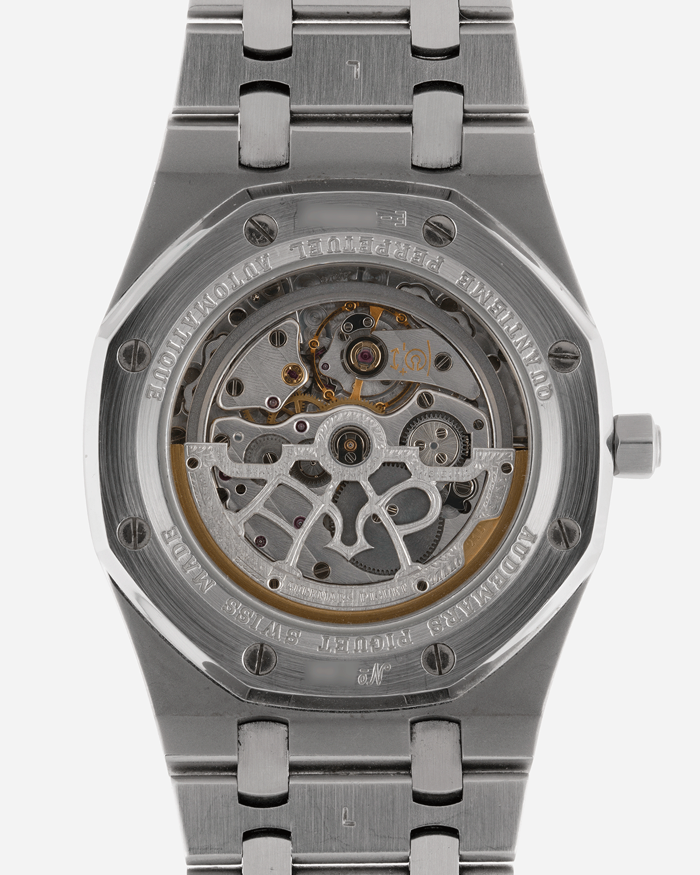 Brand: Audemars Piguet Year: 2002 Model: Royal Oak Reference Number: 25820 Material: Stainless Steel Movement: Cal. 2120/2802 Case Diameter: 39mm Bracelet: Audemars Piguet Integrated Stainless Steel Bracelet