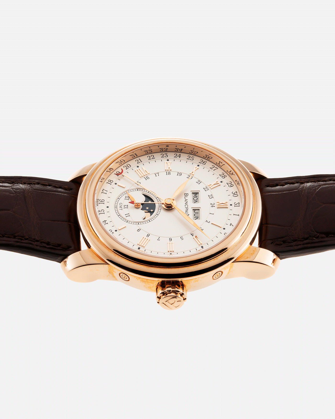 Blancpain Le Brassus Complete Calendar Moon Phase GMT Watch S