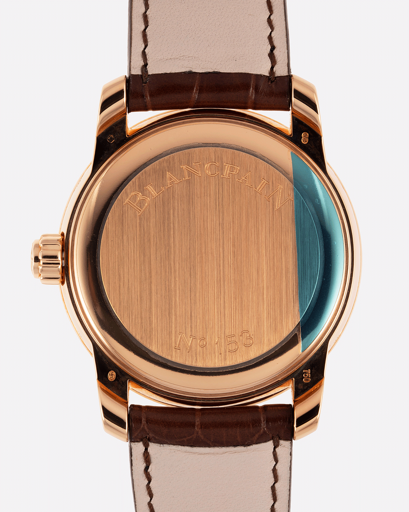 Brand: Blancpain Year: 2009 Model: Le Brassus Reference Number: 4276-3642-55B Material: Rose Gold Movement: Cal. 67A6 Case Diameter: 42mm Bracelet/Strap: Blancpain Brown Alligator Strap with 18k Rose Gold Deployant Clasp