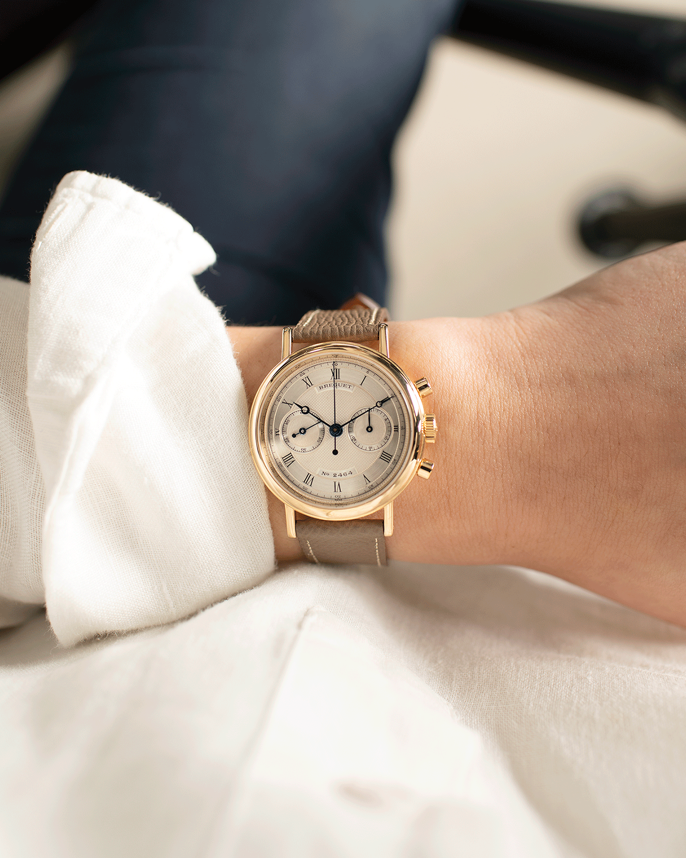 Breguet Chronograph Classique 3237 Lemania Watch | S.Song Vintage Timepieces 