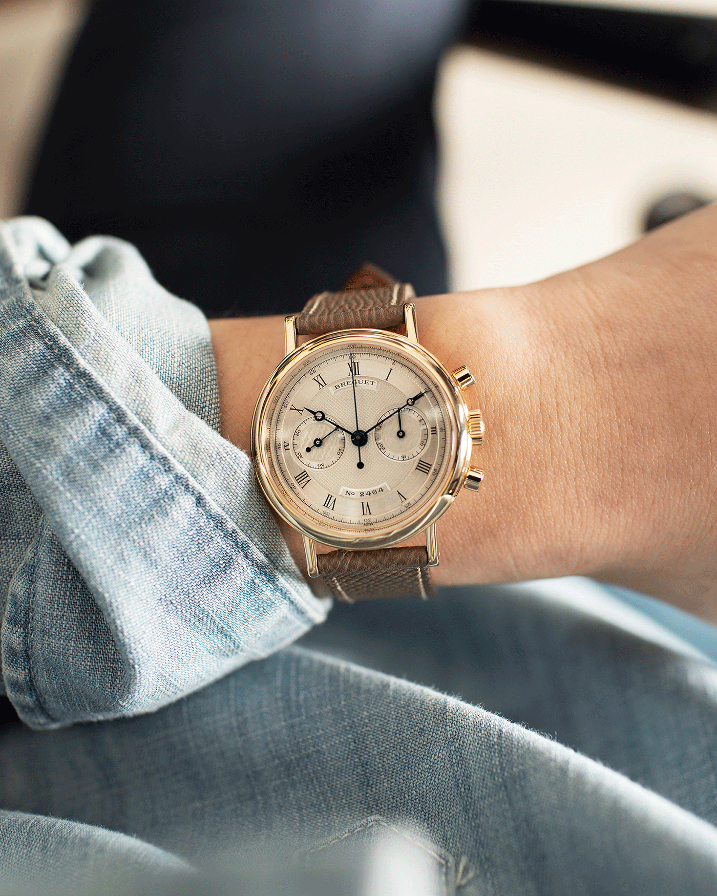 Breguet Chronograph Classique 3237 Lemania Watch S.Song Vintage