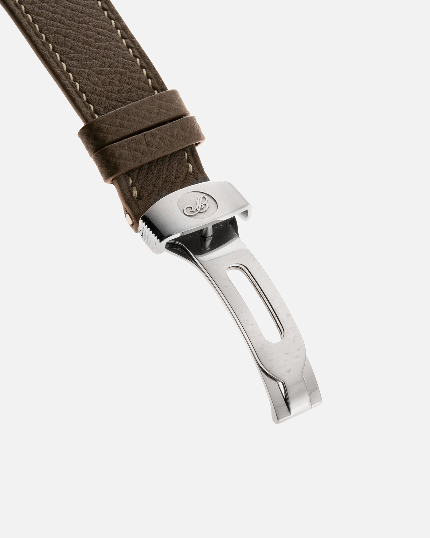 Brand: Breguet Year: 1990’s Model: Classique Tourbillon Reference: 3357 Material: 18-carat White Gold Movement: Breguet Cal. 558, Self-Winding Case Diameter: 36mm Strap: Taupe Calf Grained Strap with Signed 18-carat White Gold Deployant Clasp