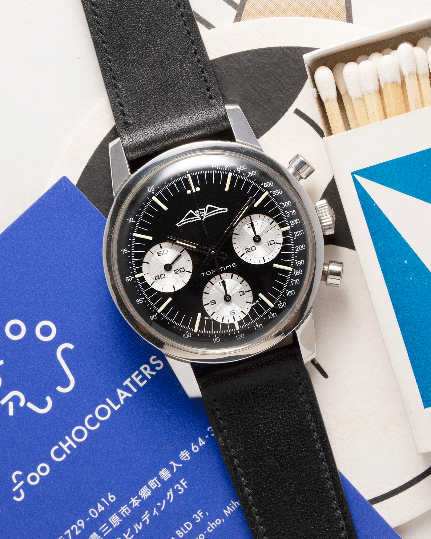 Breitling Top Time Ref. 810 AOPA Vintage Racing Chronograph Watch | S.Song Vintage Watches For Sale