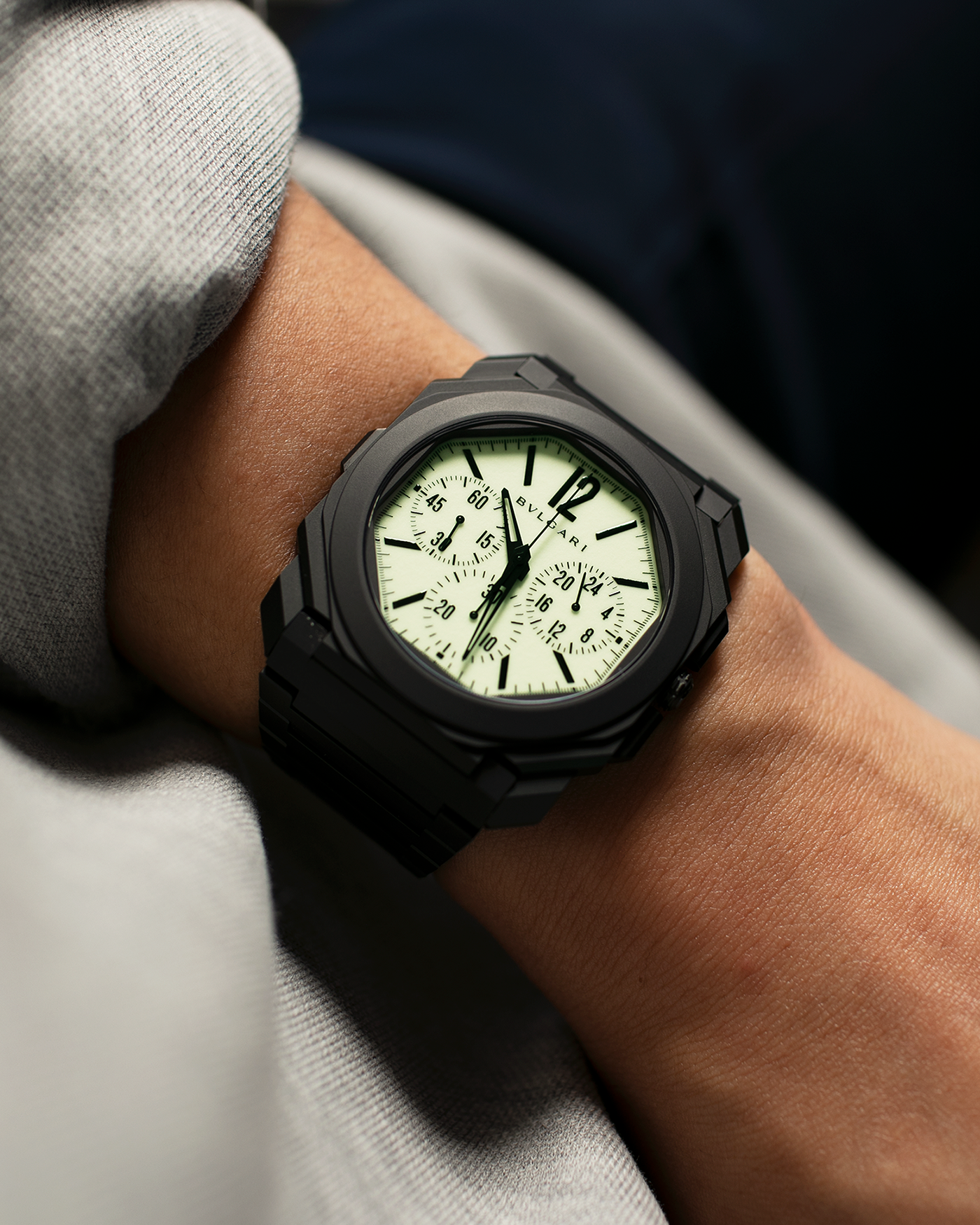 Bvlgari Octo Finissimo Chronograph GMT Nuclear Option Rake