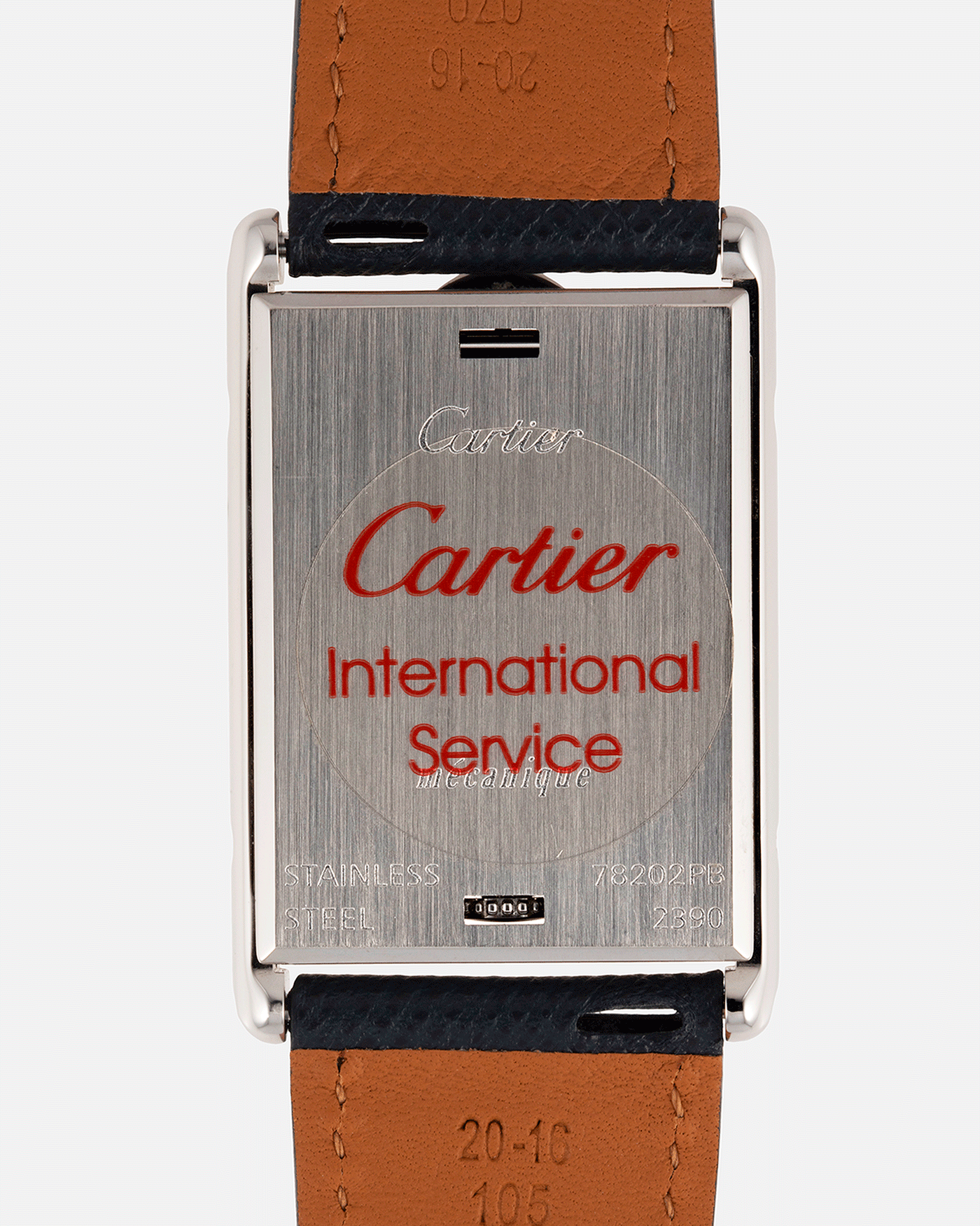 Cartier 2025 tank engraving