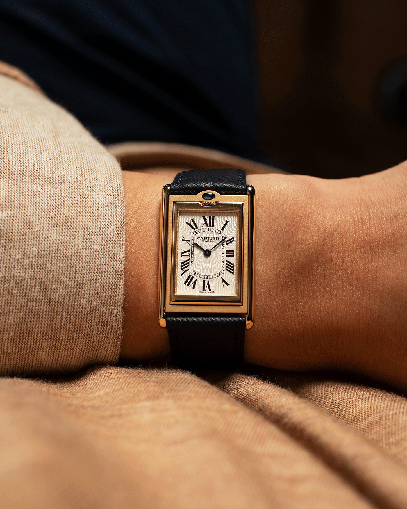 Cartier tank hot sale yellow gold