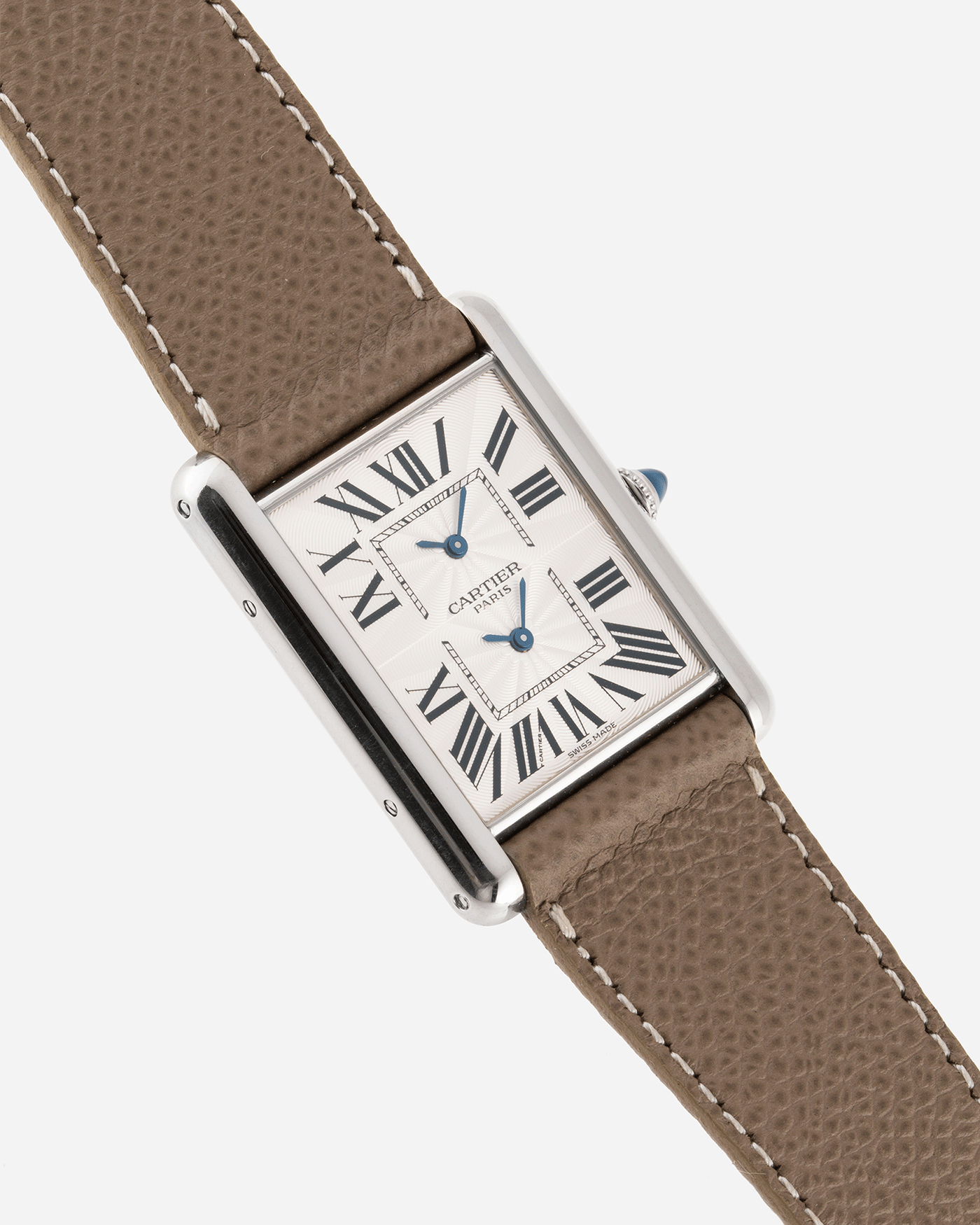 Cartier Tank CPCP Dual Time 2917 Collection Prive Cartier Paris Watch | S.Song Vintage Timepieces 