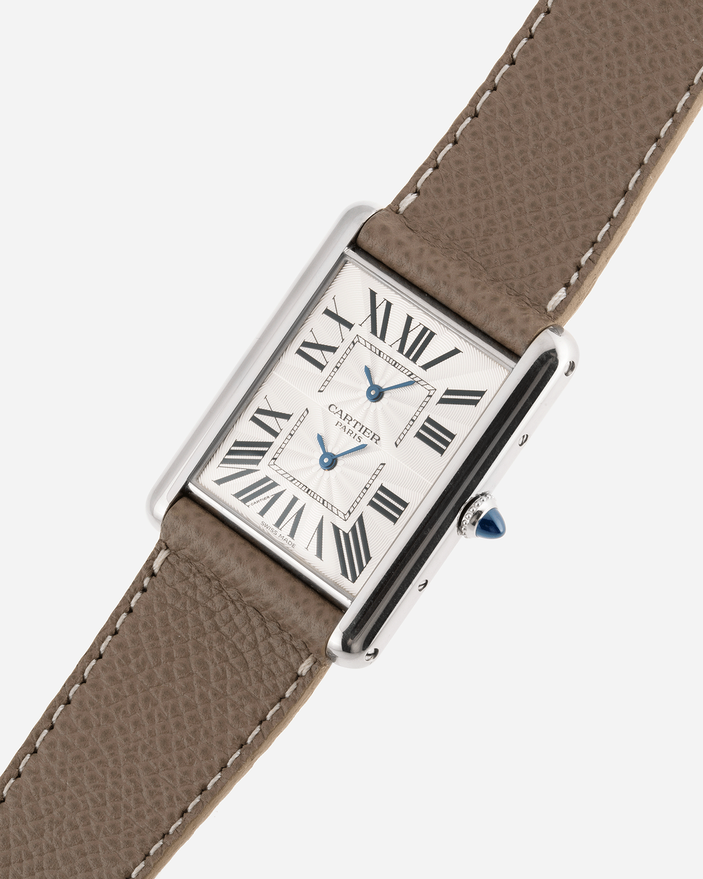 Cartier Tank CPCP Dual Time 2917 Collection Prive Cartier Paris Watch | S.Song Vintage Timepieces 
