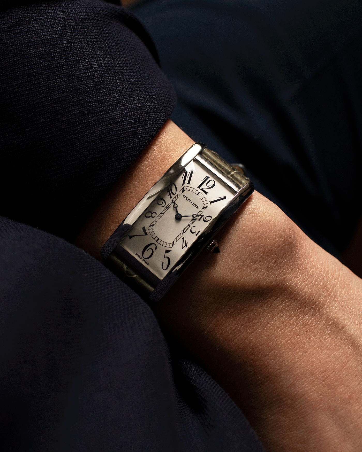 Cartier Tank Cintree Collection Prive CPCP Platinum Watch S.Song Vintage Timepieces S.Song Watches