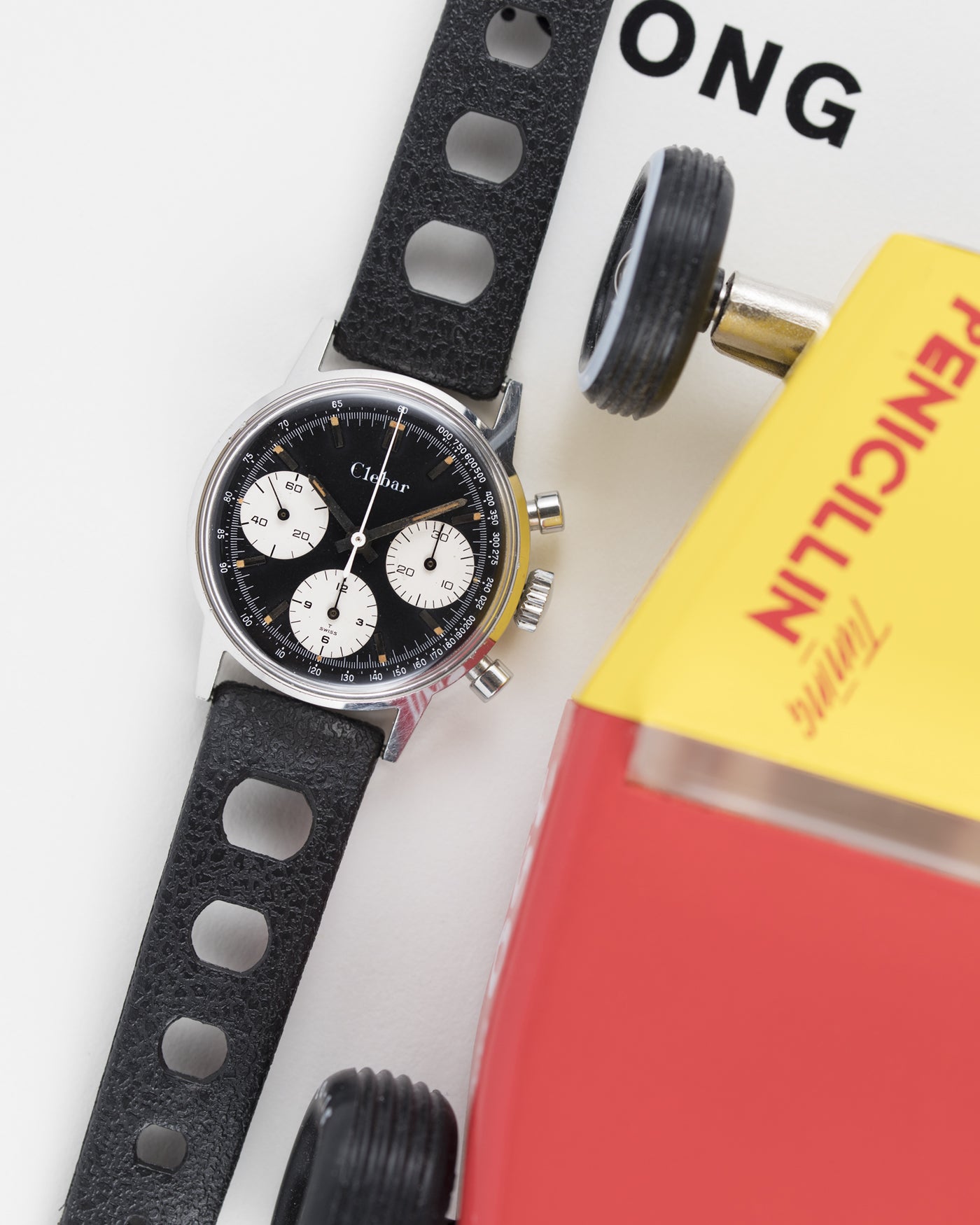 Clebar Reverse Panda Chronograph 'Poor Man's Heuer'