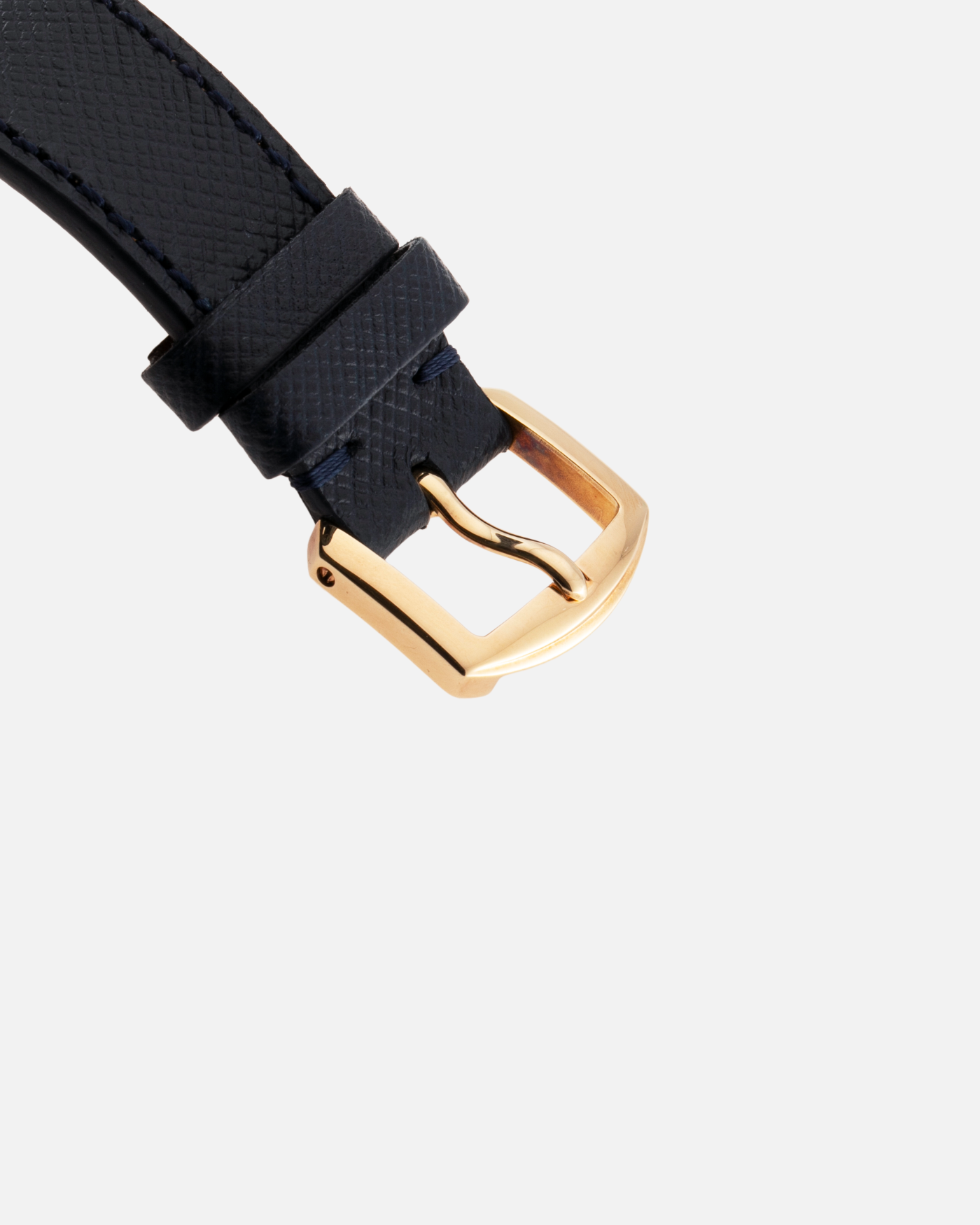 Brand: Daniel Roth Year: 1990’s Model: C147 Material: 18k Yellow Gold Movement: Lemania 2320 Case Diameter: 35mm X 38mm Strap: Molequin Navy Blue Textured Calf Strap and 18k Yellow Gold Daniel Roth Tang Buckle