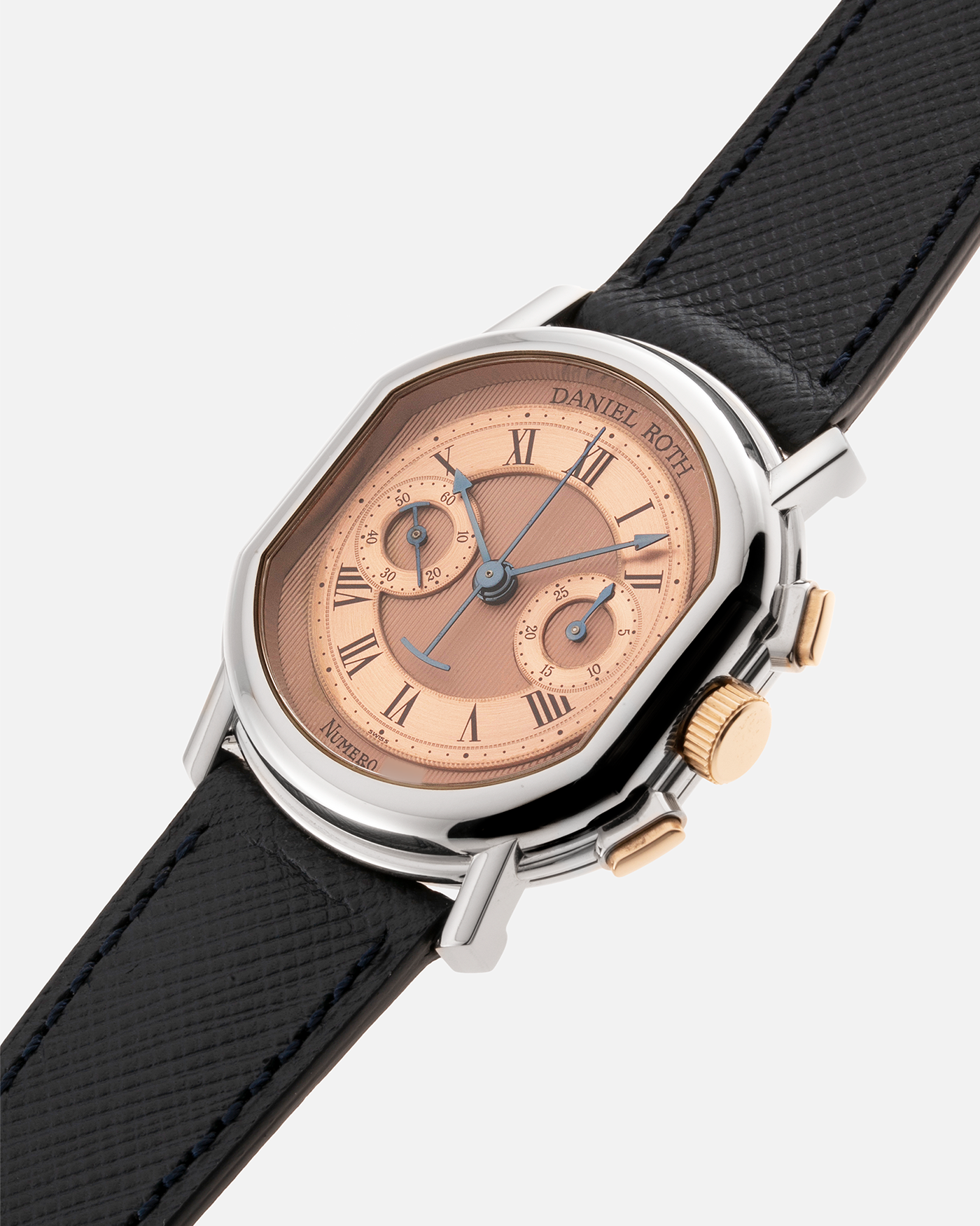 Daniel Roth Chronograph Lemania 2147 Salmon Independent Yellow Gold ...