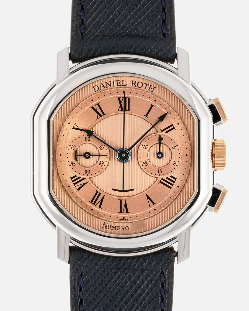 Daniel Roth Chronograph Lemania 2147 Salmon Independent Yellow Gold ...