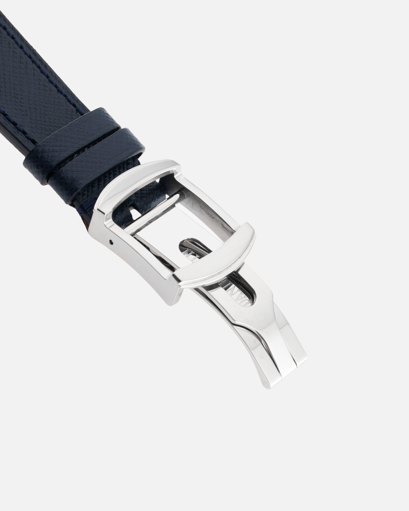 Brand: Daniel Roth Year: 1990’s Model: Masters Chronograph Material: Stainless Steel Movement: Zenith El Primero 400 Case Diameter: 38.5X41.5mm Bracelet/Strap: Molequin Navy Calf with Daniel Roth Stainless Steel Deployant