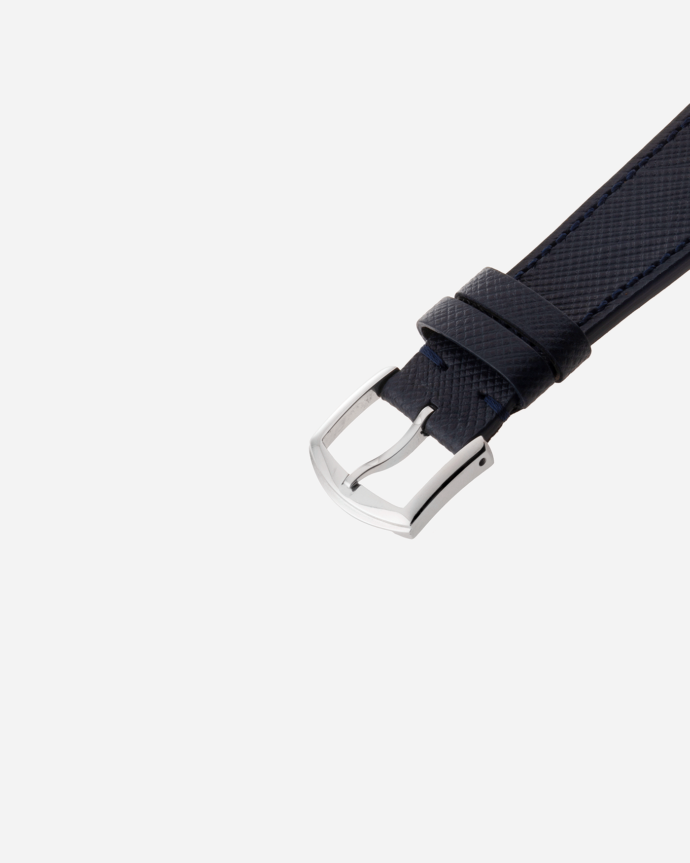 Brand: Daniel Roth Year: 1990’s Model: Small Seconds Material: Stainless Steel Case Diameter: 35mmX38mm Bracelet/Strap: Navy Blue Molequin Textured Calf and Stainless Steel Daniel Roth Tang Buckle