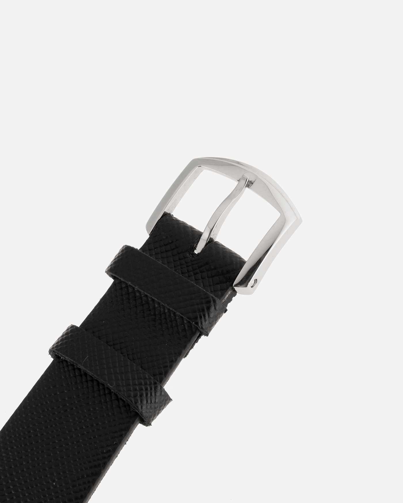 Brand: Daniel Roth Year: 2002 Model: Small Seconds Material: Stainless Steel Case Diameter: 35mmX38mm Bracelet/Strap: JPM X S.SONG Black Saffiano and Stainless Steel Daniel Roth Tang Buckle