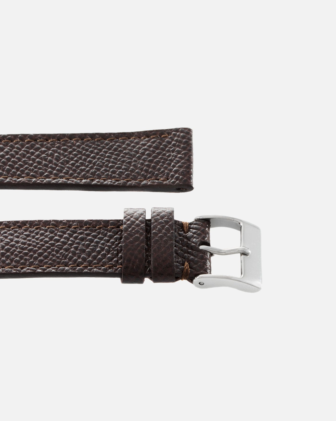 JPM X S.Song Dark Brown Textured Calf
