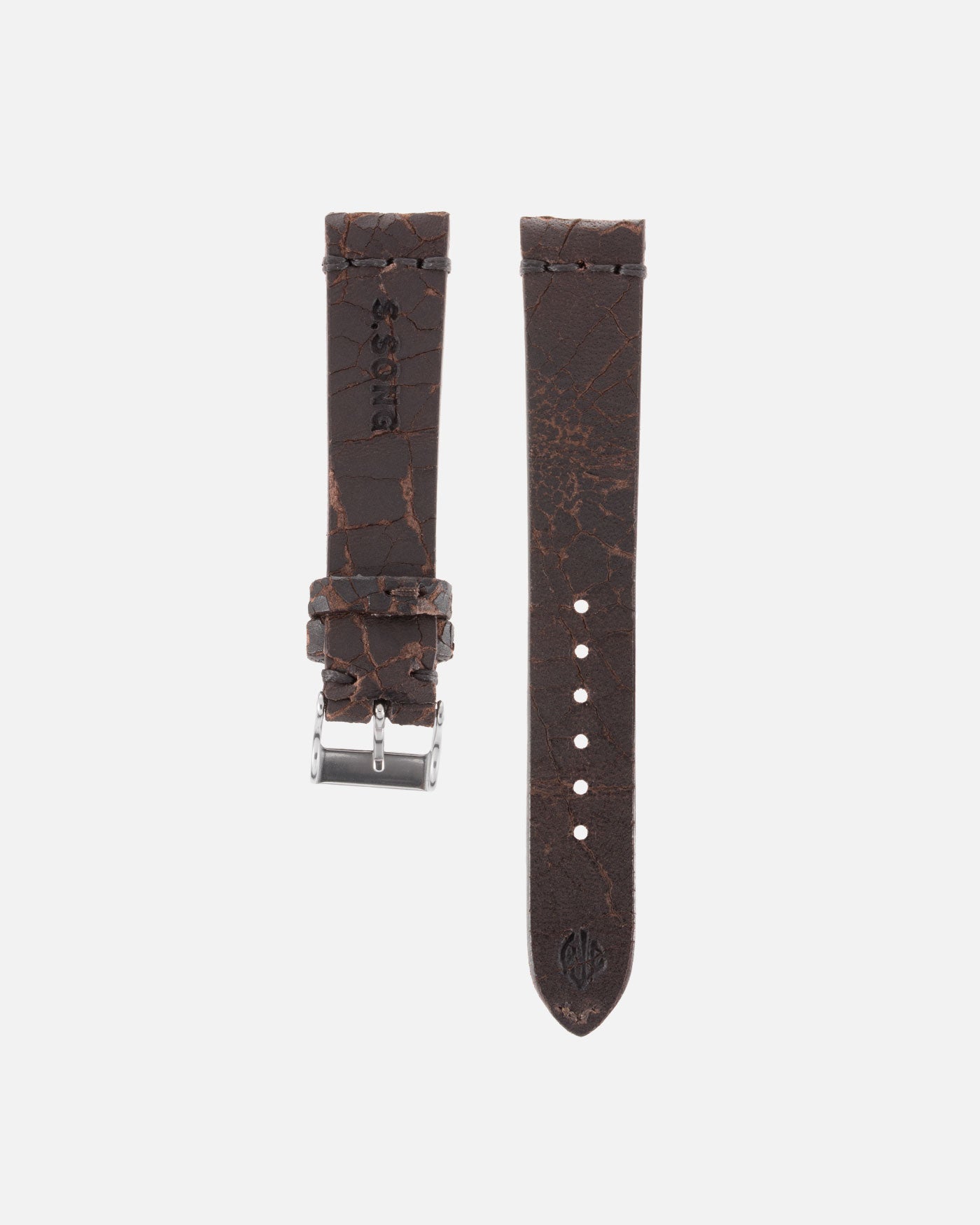 JPM X S.Song Dark Brown Cracked Natural Leather