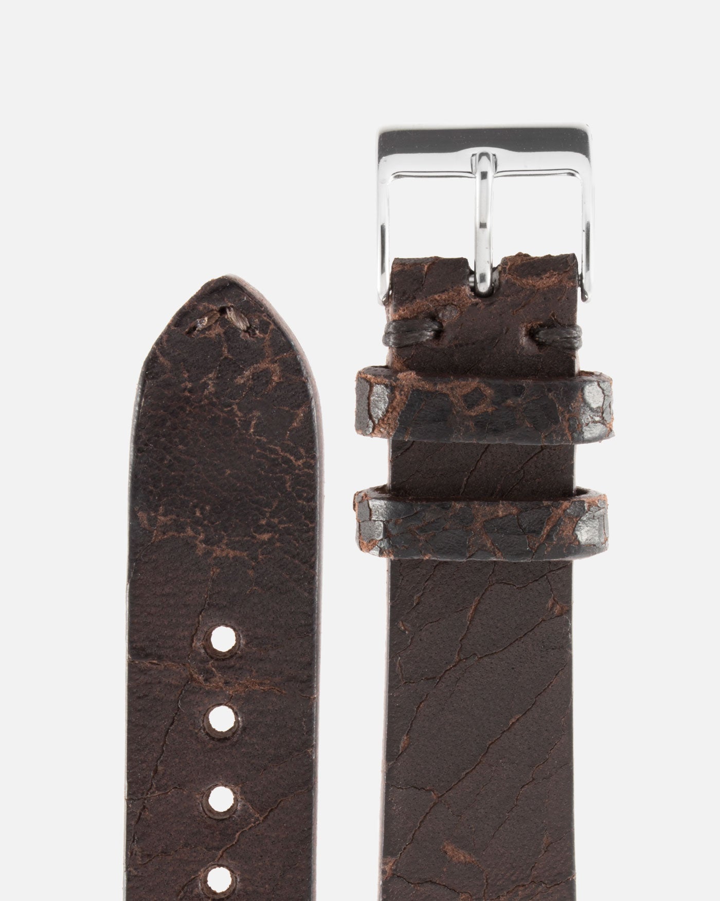 JPM X S.Song Dark Brown Cracked Natural Leather
