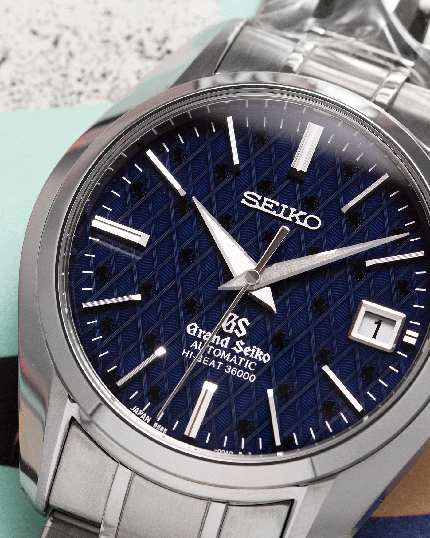 Grand seiko hi beat blue dial hot sale