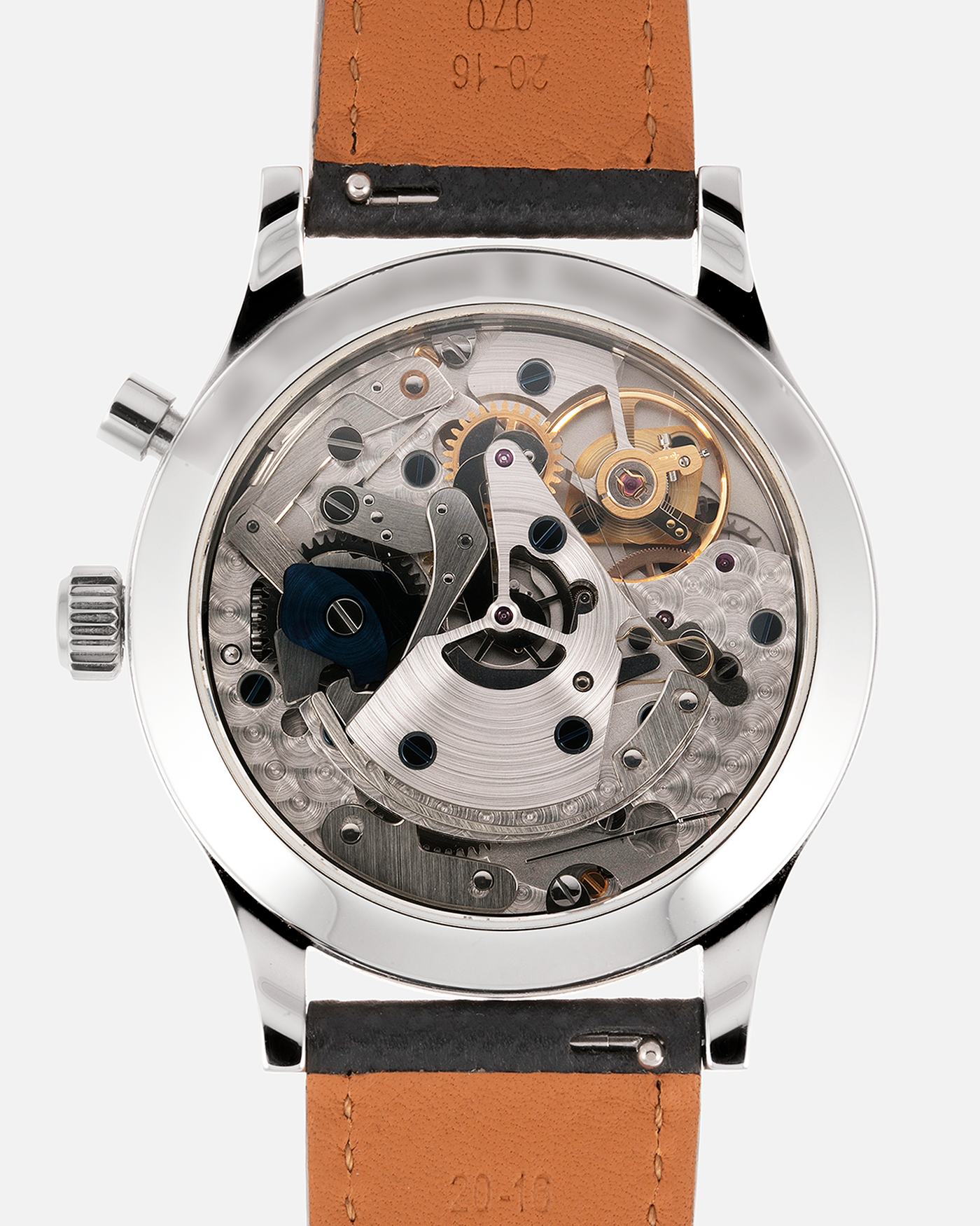 Brand: Habring  Model: Monopusher Shellman Japan Edition Year: 2021 Material: Stainless Steel  Movement: Cal. A11C-H1 Case Diameter: 38.5mm Lug Width: 20mm Bracelet/Strap: Molequin Anthracite Textured Calf Strap and Habring Monochrome Brown Nubuck Strap