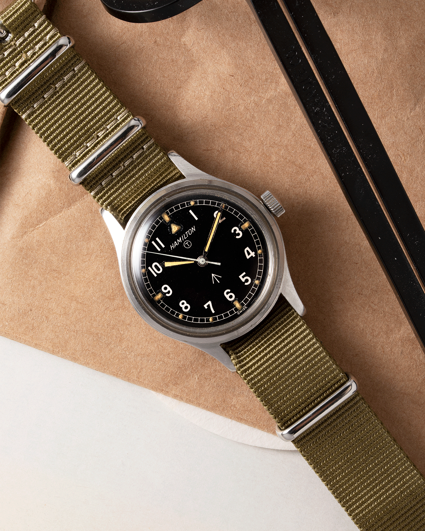 Hamilton 6B RAF Vintage Military Watch | S.Song Vintage Watches  For Sale