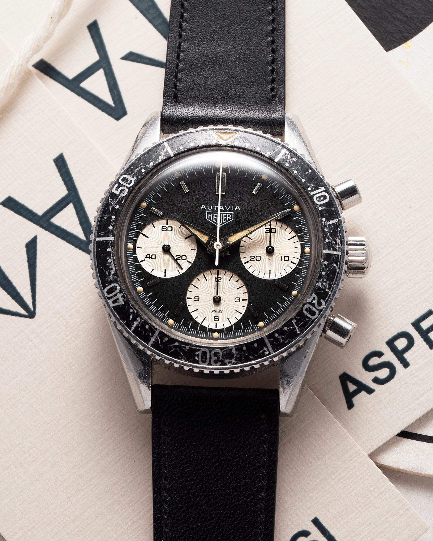 Heuer Autavia 2446 Second Execution Vintage Chronograph Watch  | S.Song Vintage Watches