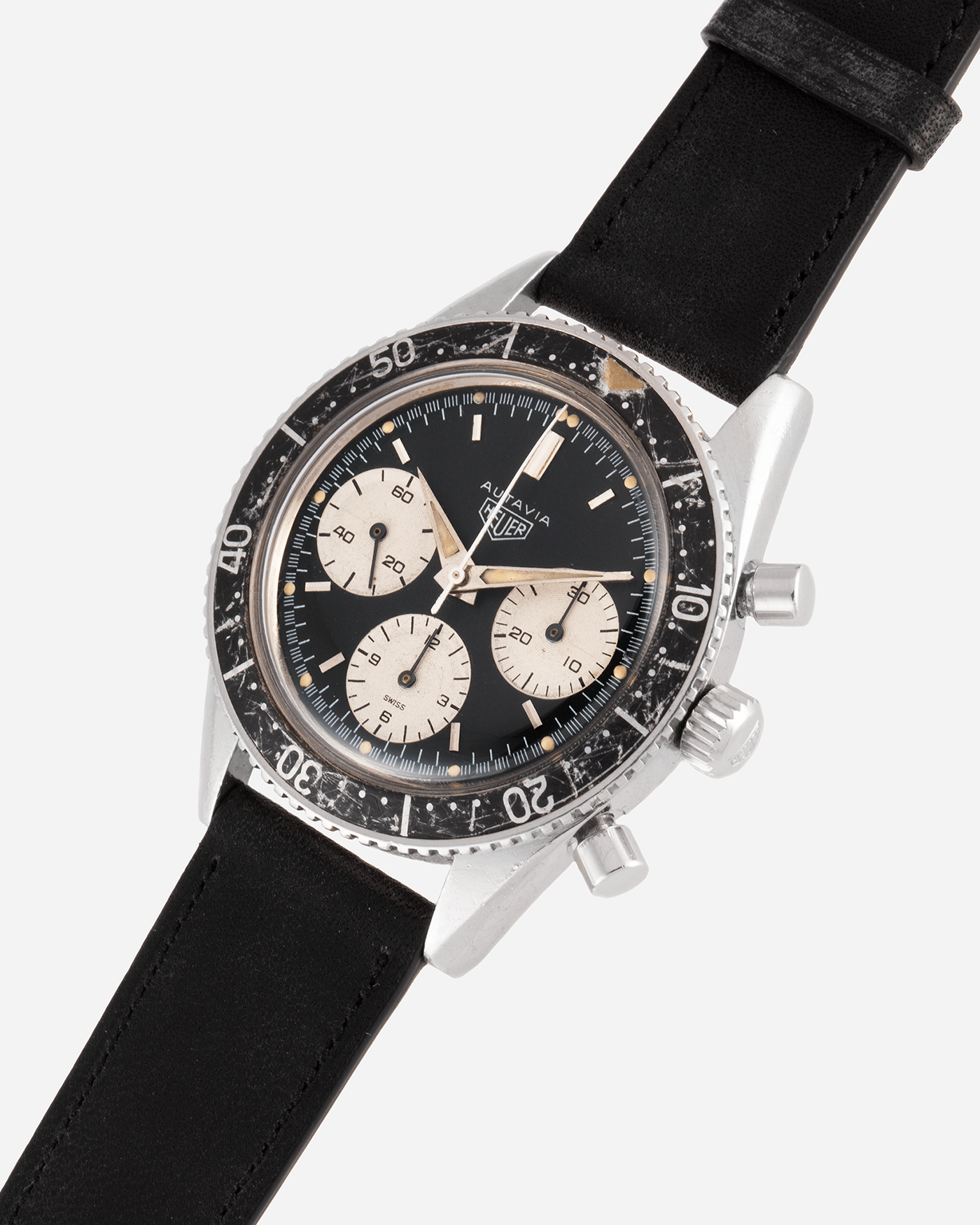 Heuer Autavia 2446 Second Execution Vintage Chronograph Watch  | S.Song Vintage Watches