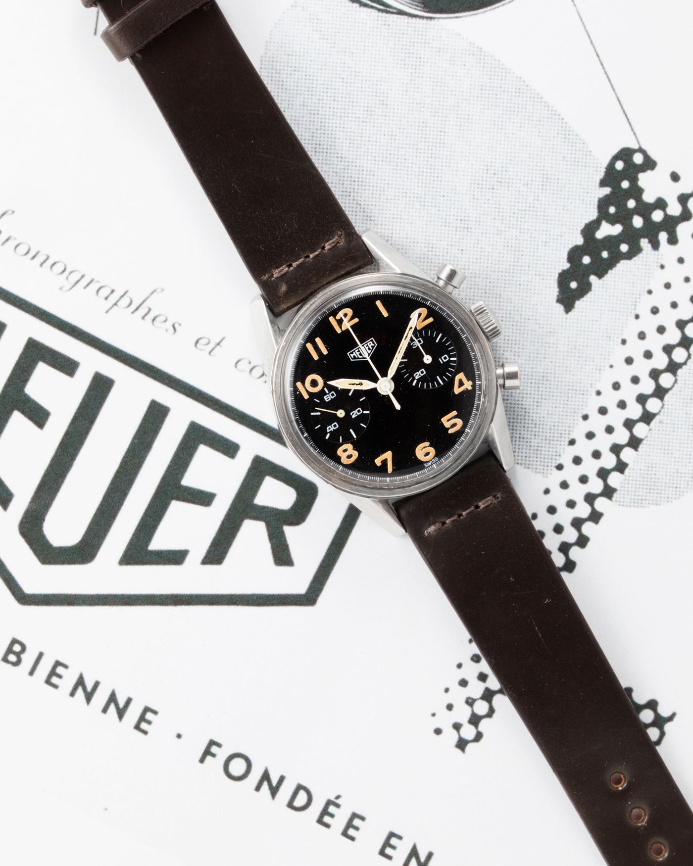 Heuer Carrera 'Belgian Air Force'Ref. 7753