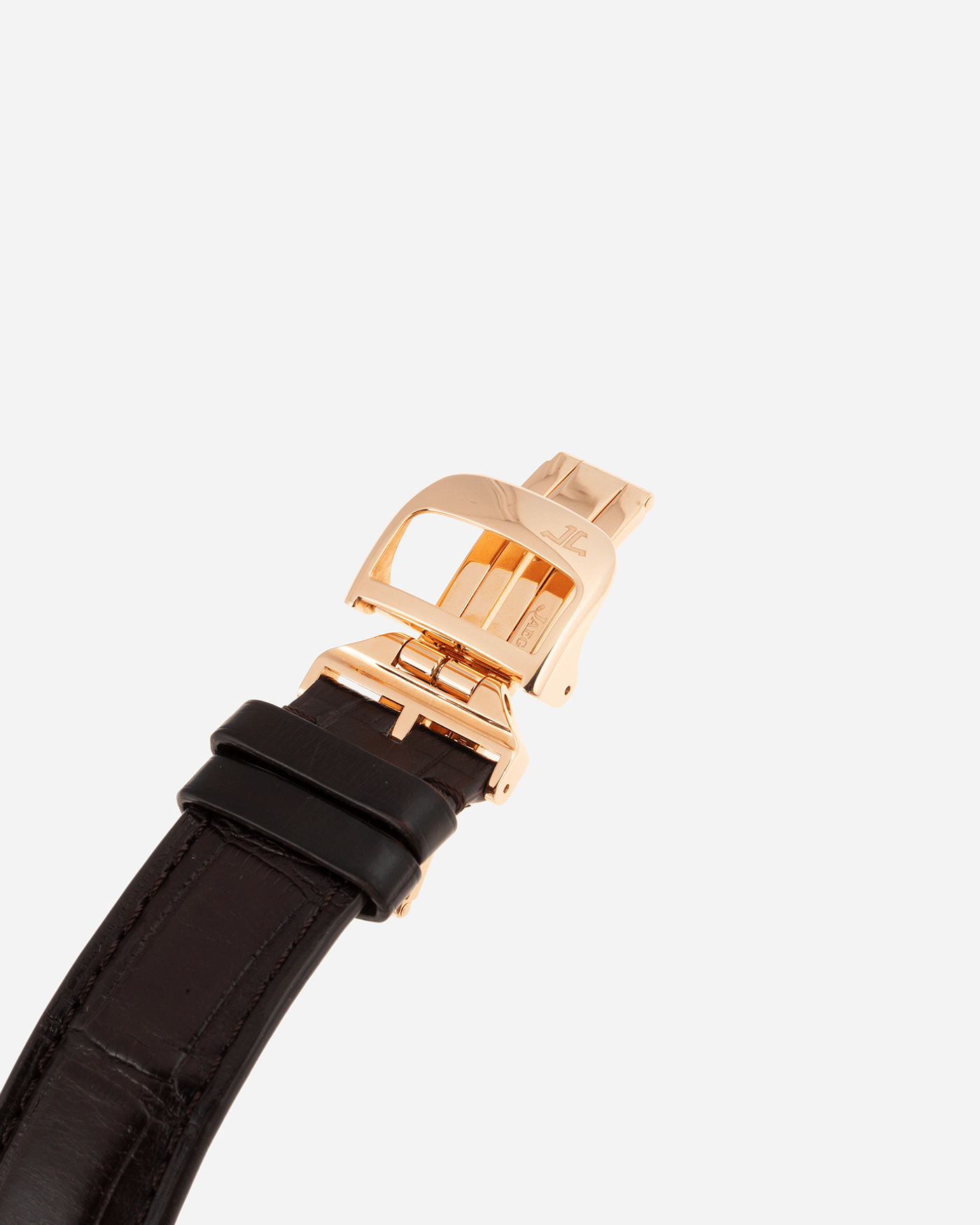 Brand: Jaeger-LeCoultre Model: Master Eight Days Perpetual Calendar Reference Number: Q1612420 Material: 18k Rose Gold Movement: Jaeger-LeCoultre caliber 876-440b Case Diameter: 40mm Bracelet/Strap: JLC Black Alligator with 18k Rose Gold deployant clasp