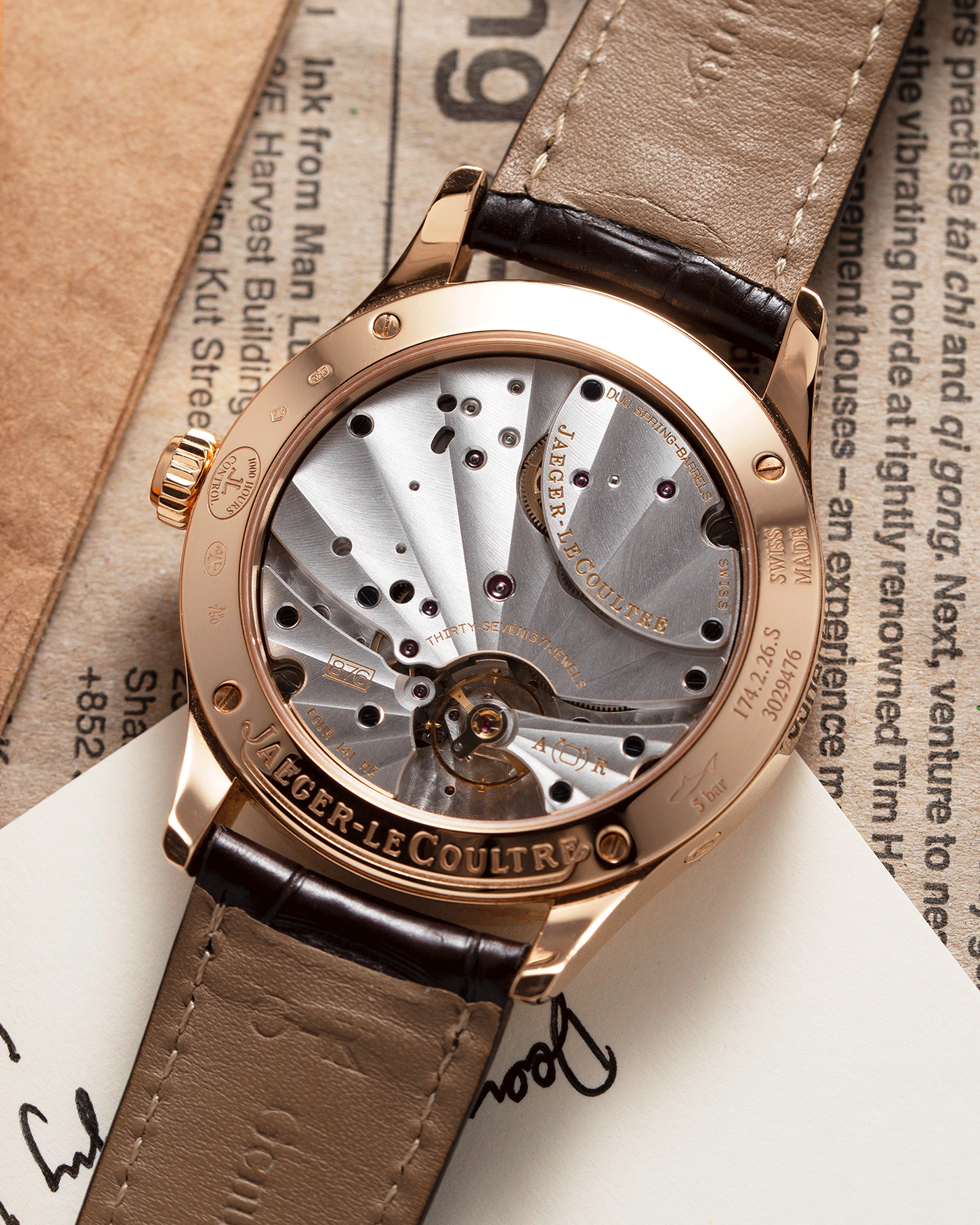 Jaeger LeCoultre Master Ultra Eight Days Perpetual Calendar Watch S.Song Vintage Timepieces S.Song Watches