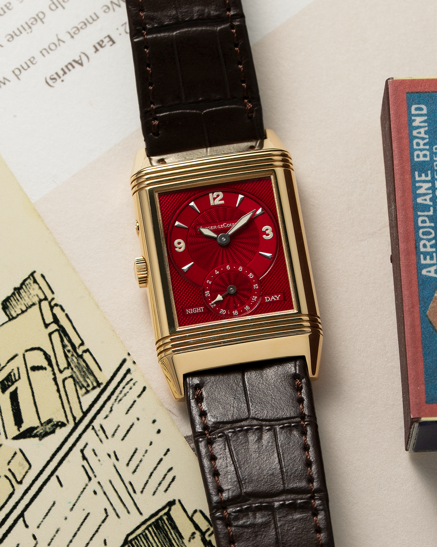 Jaeger-LeCoultre Duoface Reverso Japan Edition Red 270.1.54 YG