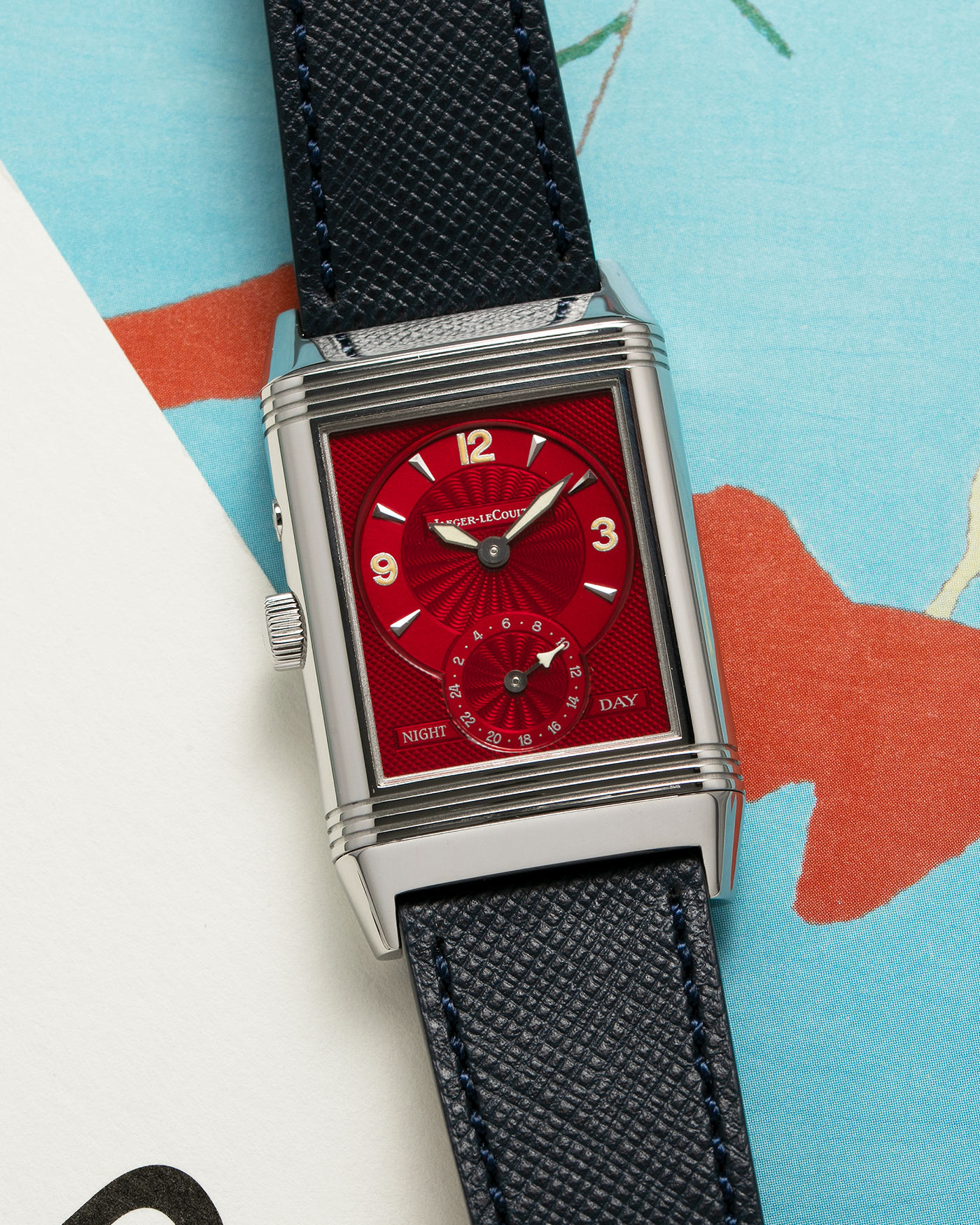 Jaeger LeCoultre Duoface Reverso Japan Edition Red 270.8.54 Watch