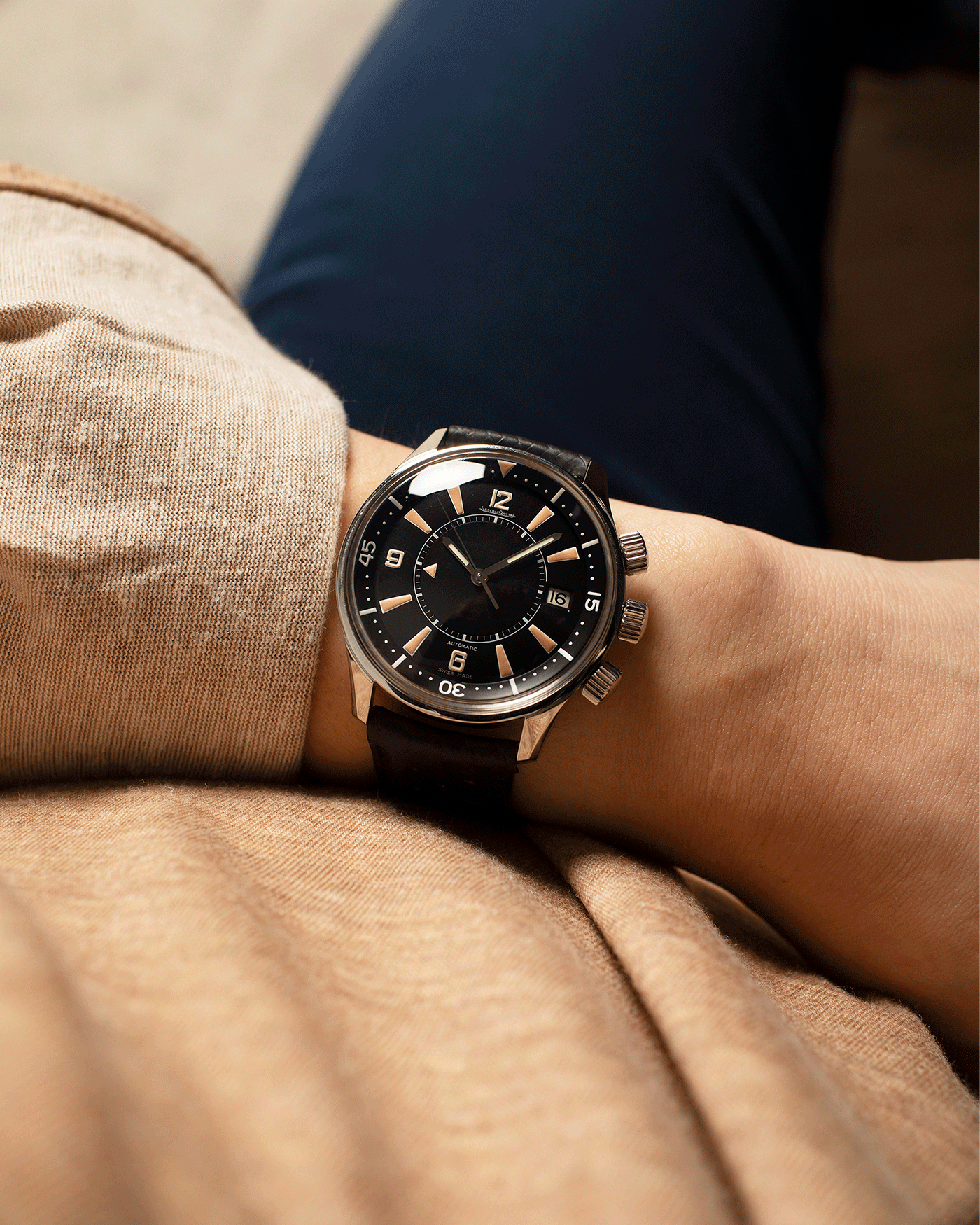 Jaeger LeCoultre Memovox Tribute to Polaris Diver Watch S.Song