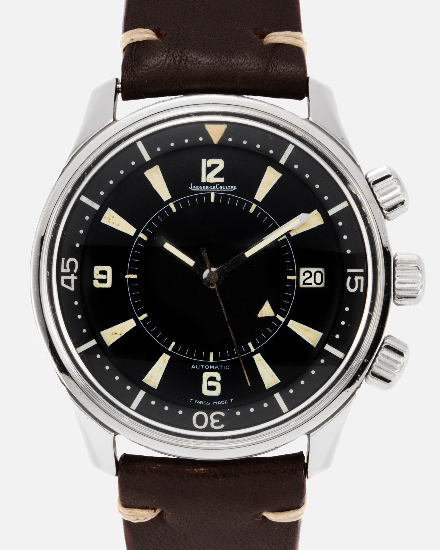 Jaeger LeCoultre Polaris E 859 Vintage Diver Alarm Watch S.Song