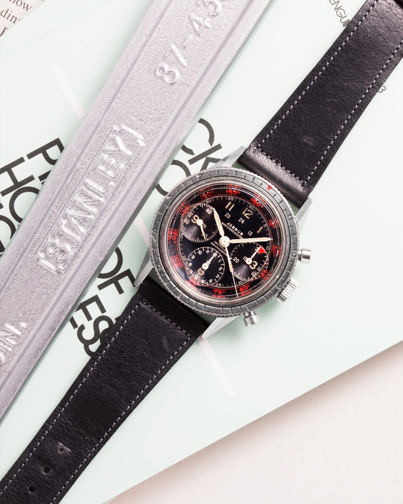 Jardur Bezelmeter Pilots Military Vintage Chronograph Watch S.Song Vintage Watches For Sale S.Song Watches