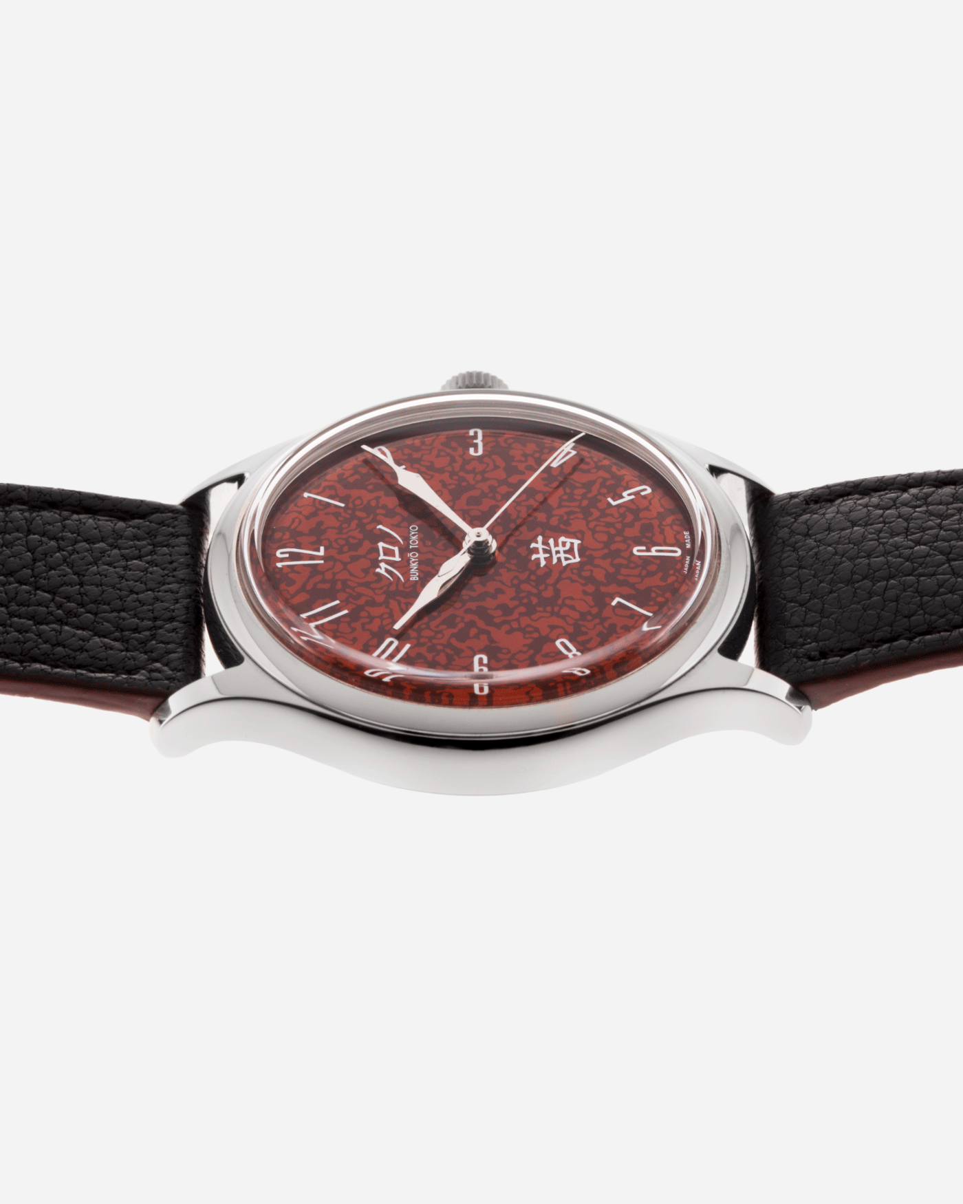 Brand: Kurono Year: 2020 Model: Akane Material: Stainless Steel Movement: Miyota 90S5 Case Diameter: 37mm Strap: Kurono Black Calf