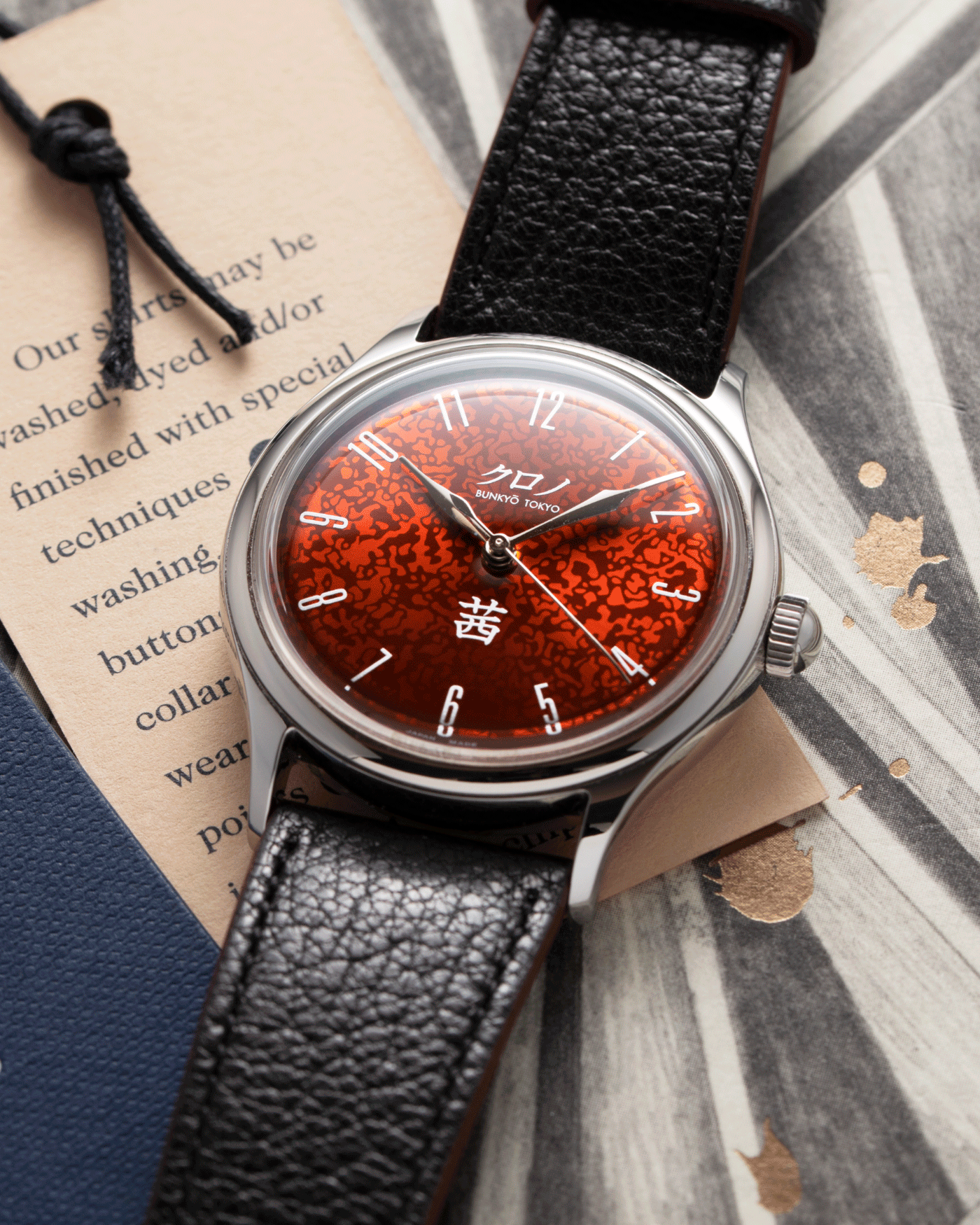 Brand: Kurono Year: 2020 Model: Akane Material: Stainless Steel Movement: Miyota 90S5 Case Diameter: 37mm Strap: Kurono Black Calf