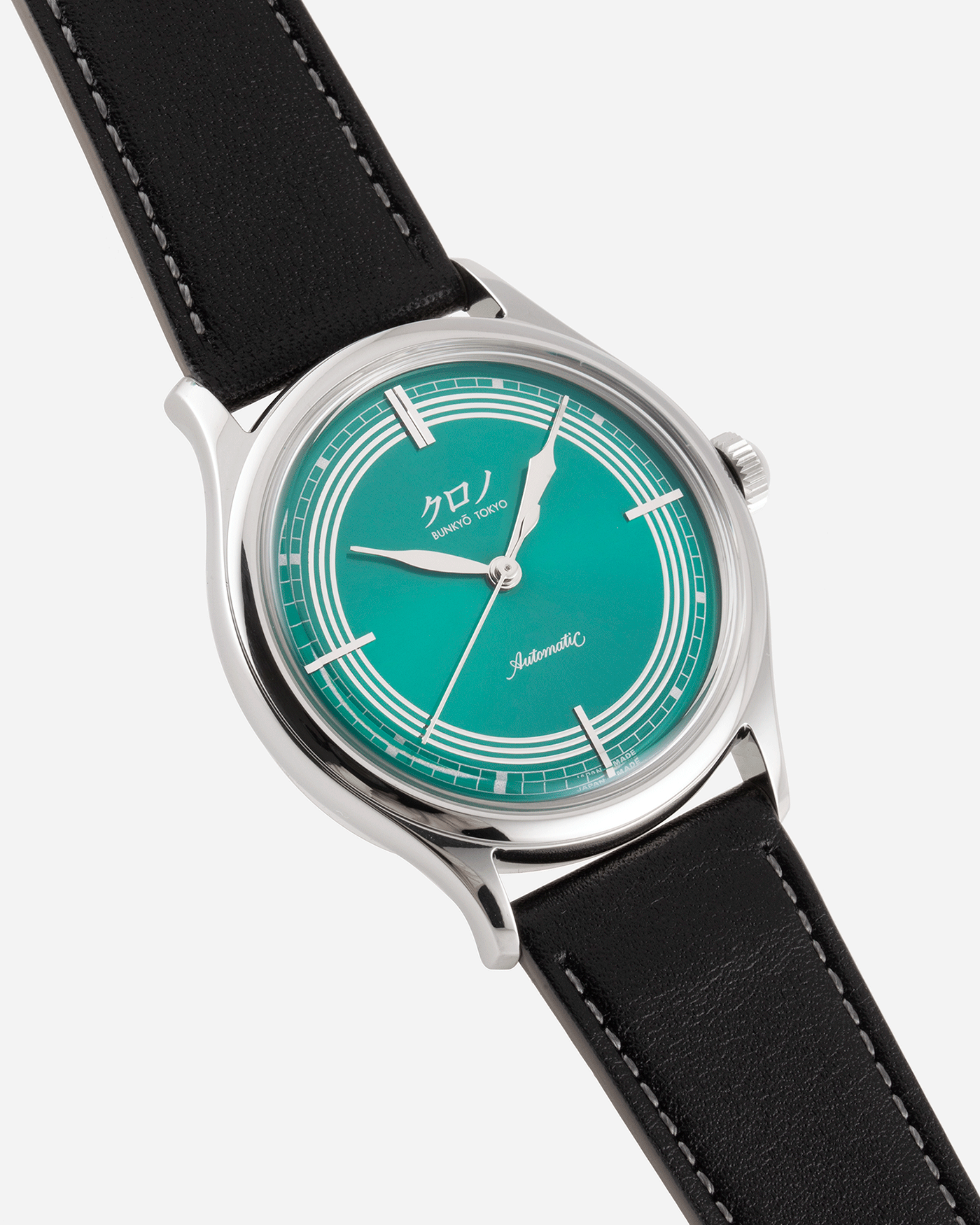 Brand: Kurono Year: 2020 Model: Mori Material: Stainless Steel Movement: Miyota 90S5 Case Diameter: 37mm Strap: Kurono Dark Green Calf