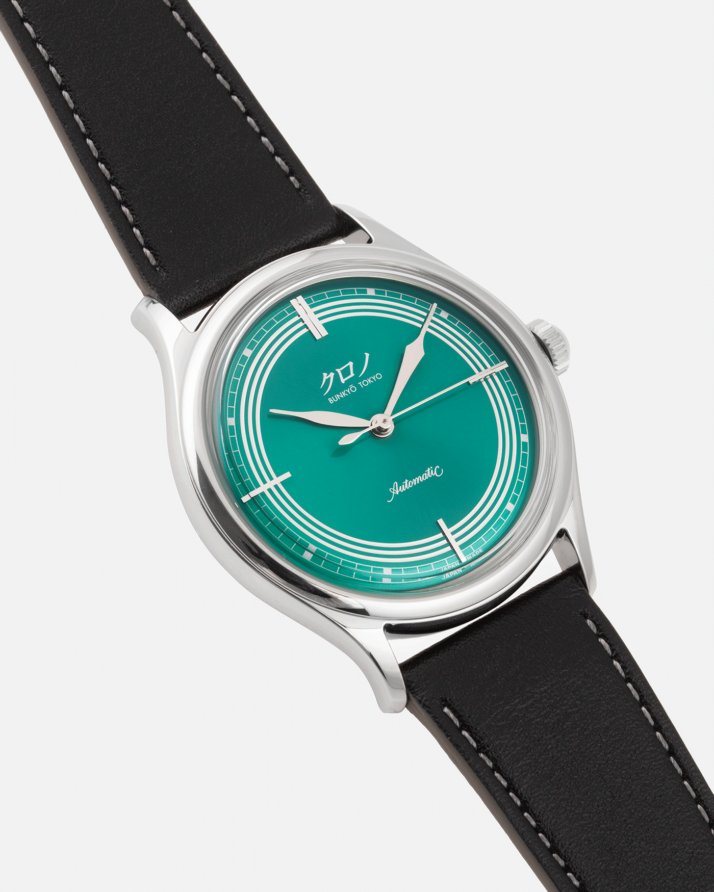 Brand: Kurono Year: 2020 Model: Mori Material: Stainless Steel Movement: Miyota 90S5 Case Diameter: 37mm Strap: Kurono Dark Green Calf