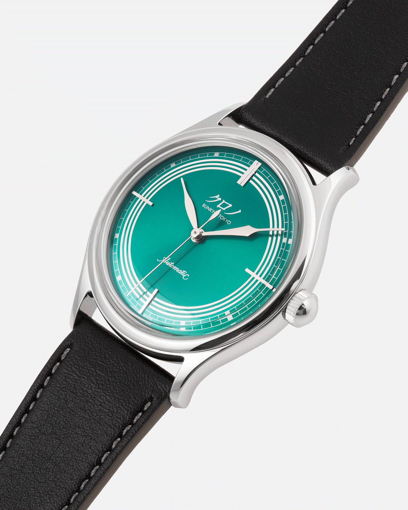 Brand: Kurono Year: 2020 Model: Mori Material: Stainless Steel Movement: Miyota 90S5 Case Diameter: 37mm Strap: Kurono Dark Green Calf