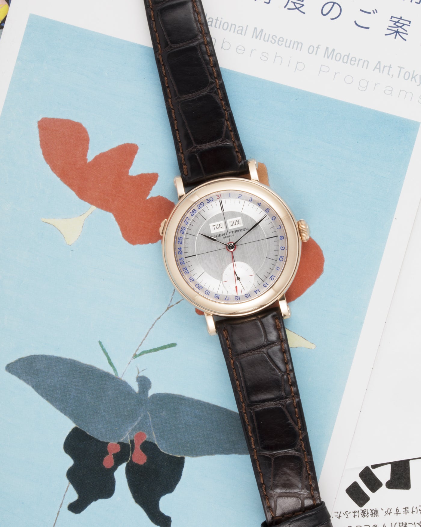 Laurent Ferrier Galet Annual Calendar Montre Ecole