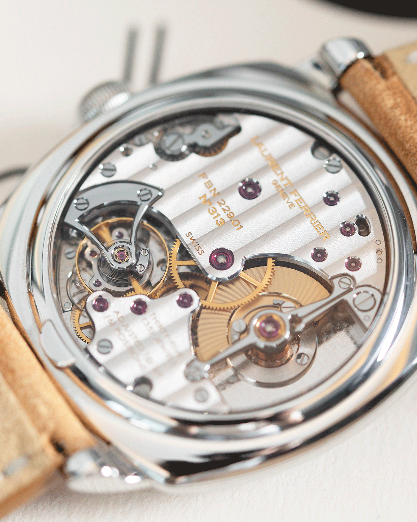 Laurent Ferrier Galet Square Steel Custom