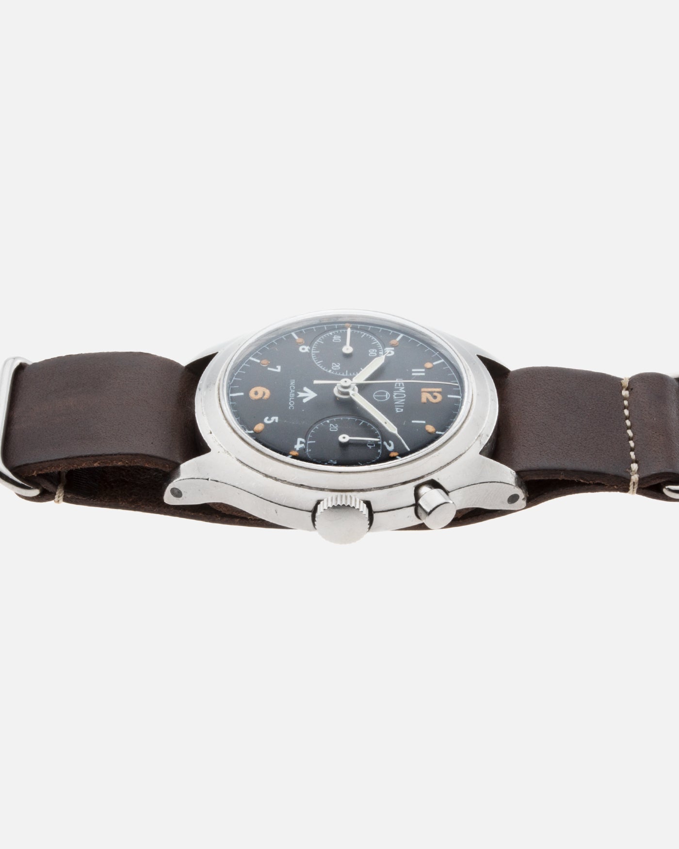 Lemania Royal Air Force Monopusher Series 3 Military Watch | S.Song Vintage Watches For Sale