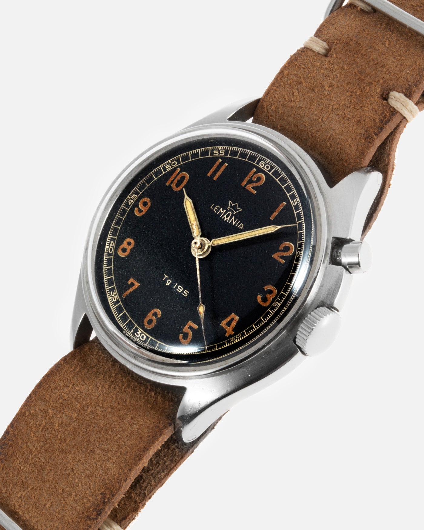 Lemania TG 195 Swedish Military Vintage Watch S.Song Vintage